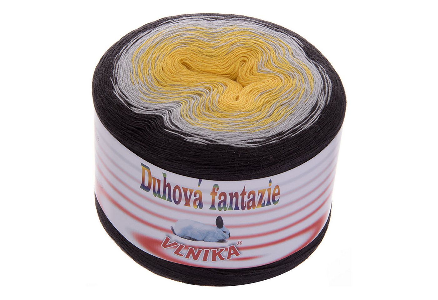 VLNIKA 200g Bobbel Wolle Duhová fantazie Farbverlauf Stricken Häkeln Häkelwolle, 800 m (Einzelknäuel, 1-St), starshine