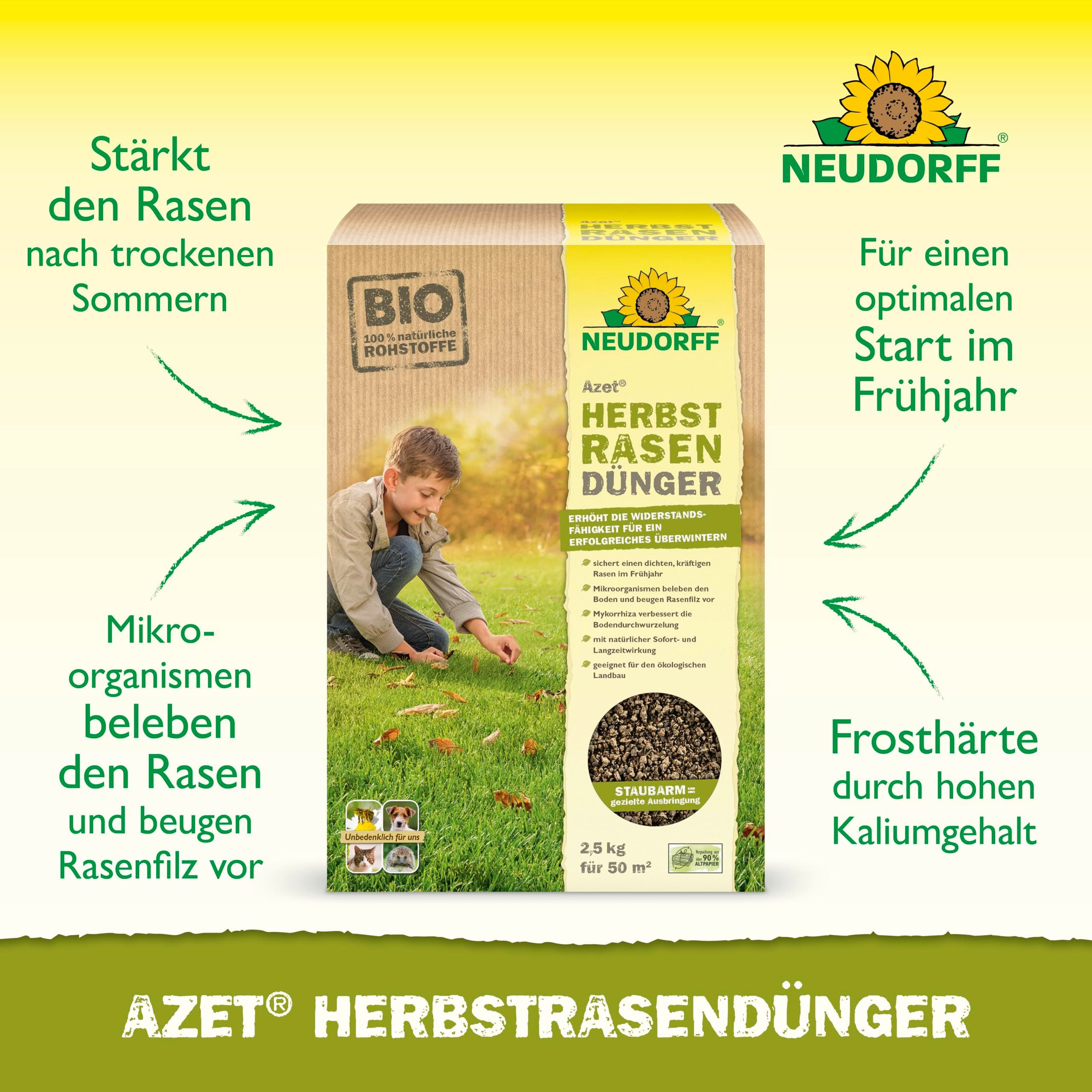 Neudorff Rasendünger Bio - Azet HerbstRasenDünger günstig online kaufen