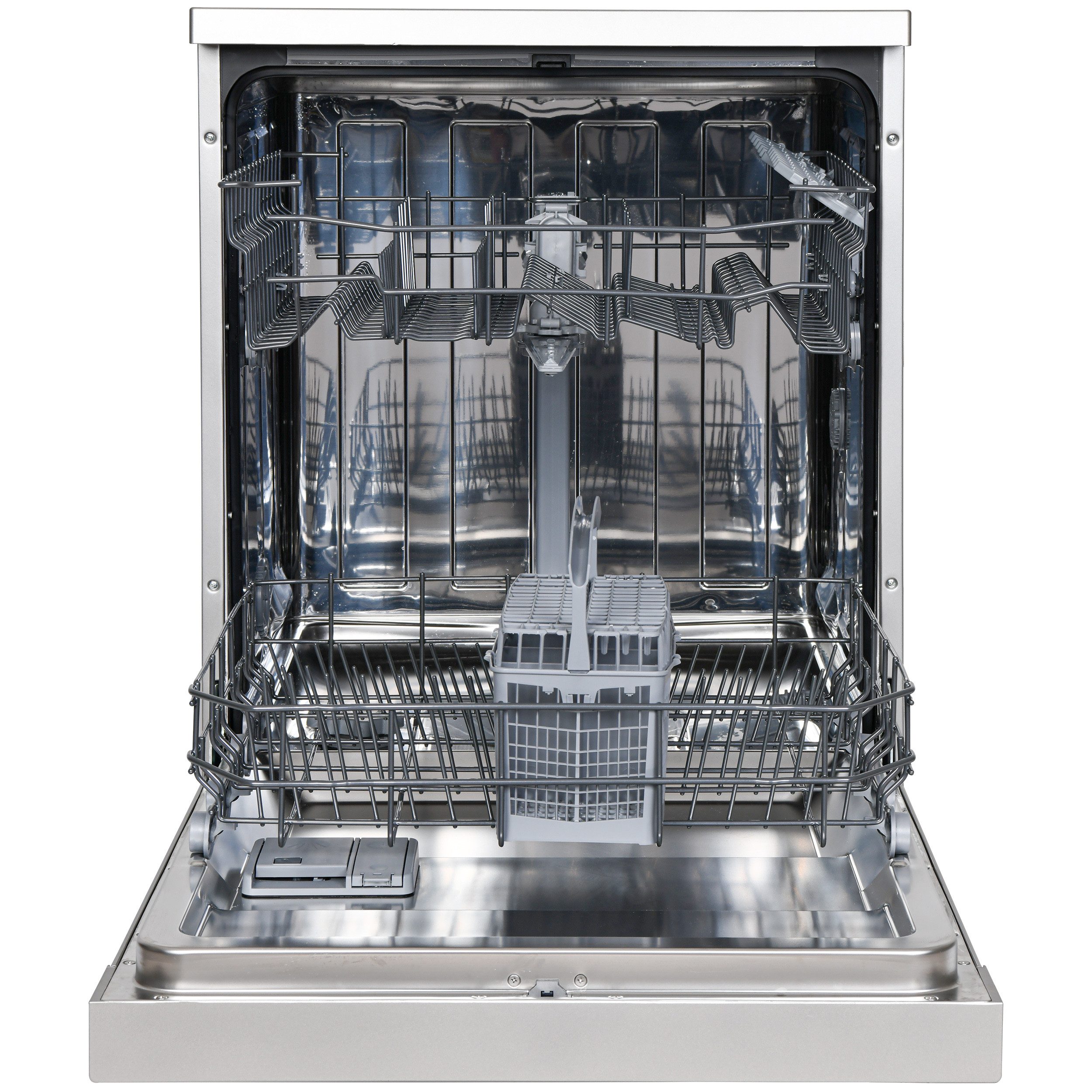 Telefunken Standgeschirrspüler GFS6012DI, 12 l, 12 Maßgedecke, Spülmaschine freistehend 60 cm, 6 Programme, 12 Gedecke, AquaStop