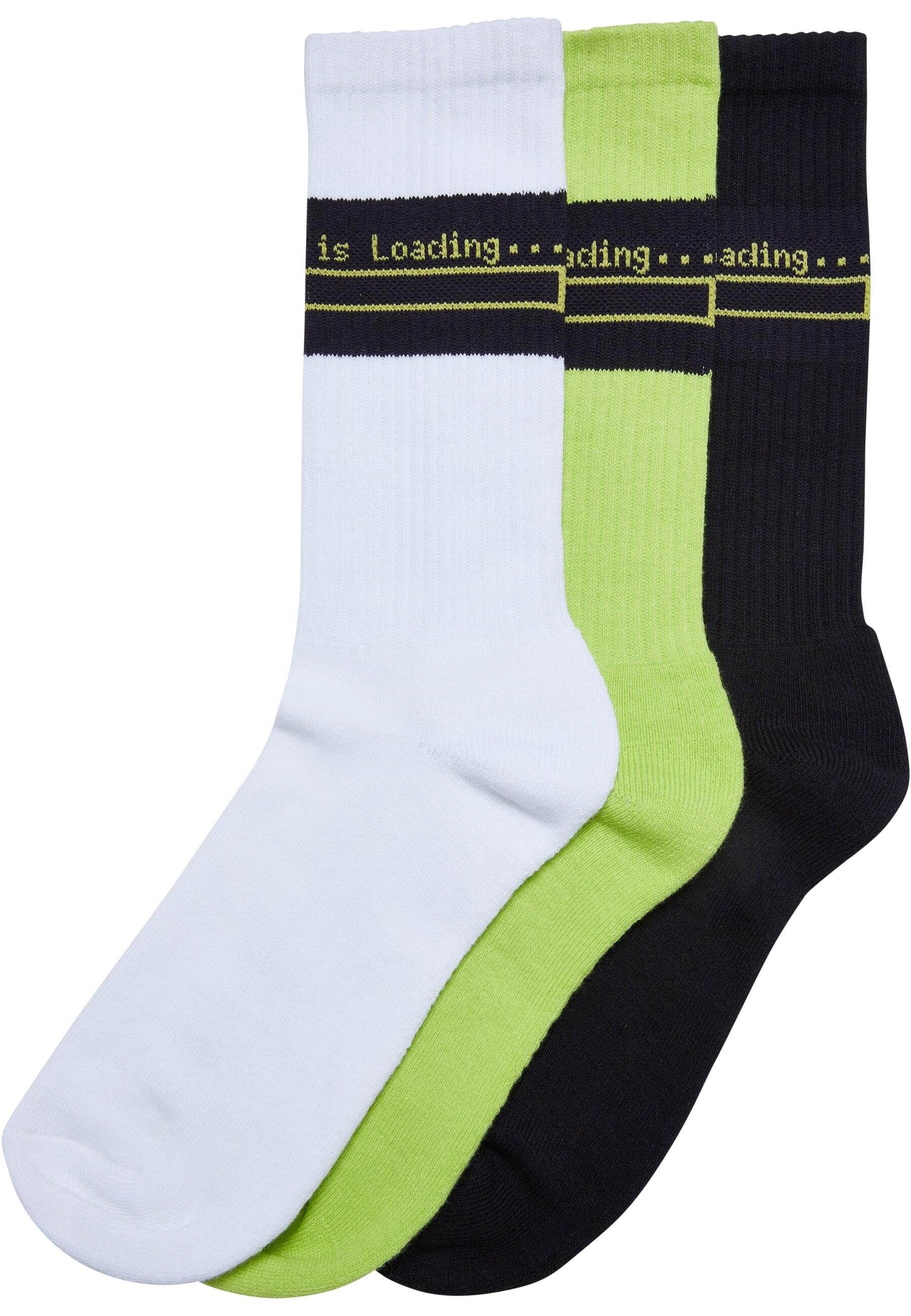 URBAN CLASSICS Basicsocken Urban Classics Unisex Loading Socks 3-Pack (1-Paar)