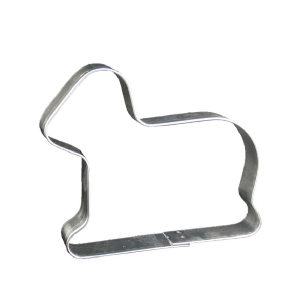 Ausstechform Keksausstecher - Lamm - 16x2,3 cm - aus Weißblech