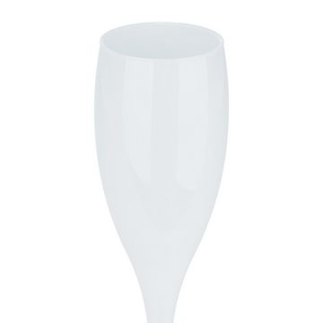 relaxdays Sektglas Sektgläser Kunststoff 6er Set, Kunststoff