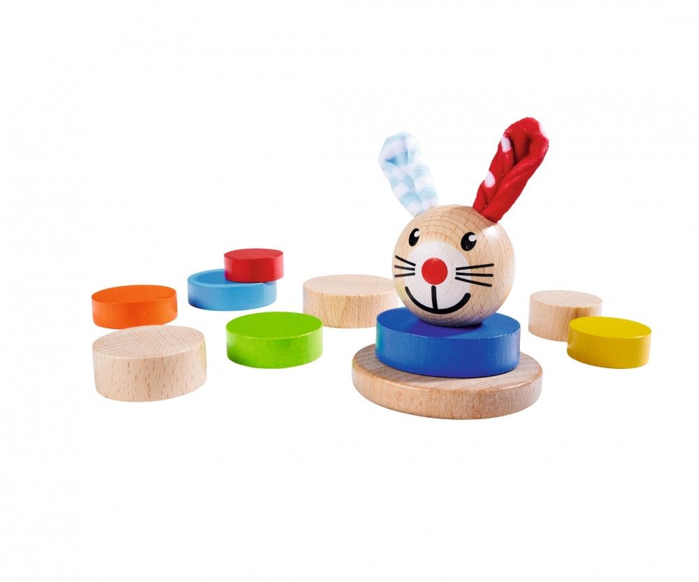 Eichhorn Lernspielzeug Eichhorn Baby Stapelturm Hase