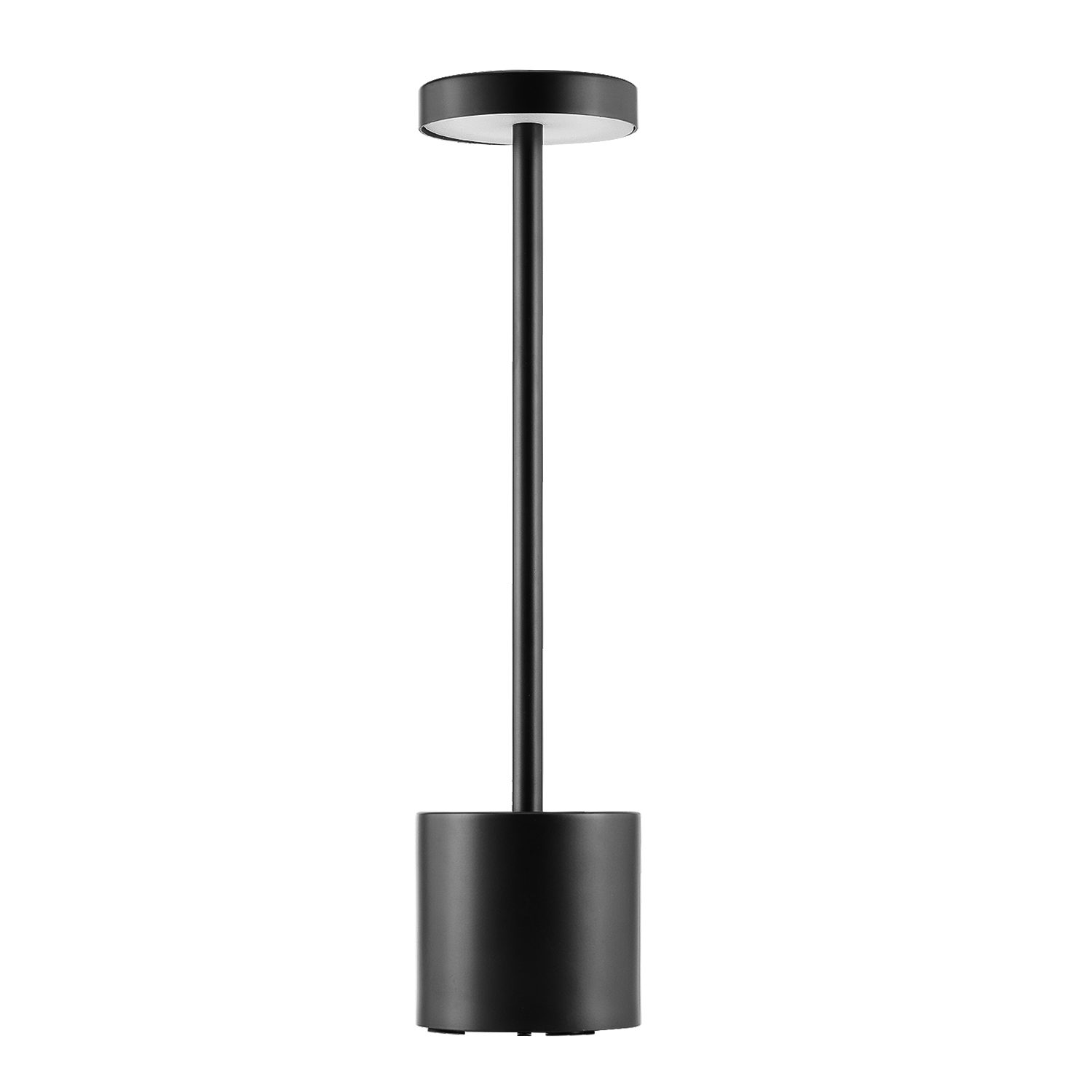 Bar neutralweiß, warmweiß, Wasserdichte Tischlampe Schwarz iscooter Control Led Restaurant Metall, für Akku, Schlafzimmer Tischleuchte Touch Dimmbare Kabellos Tischlampe kaltweiß, Aussen IP45