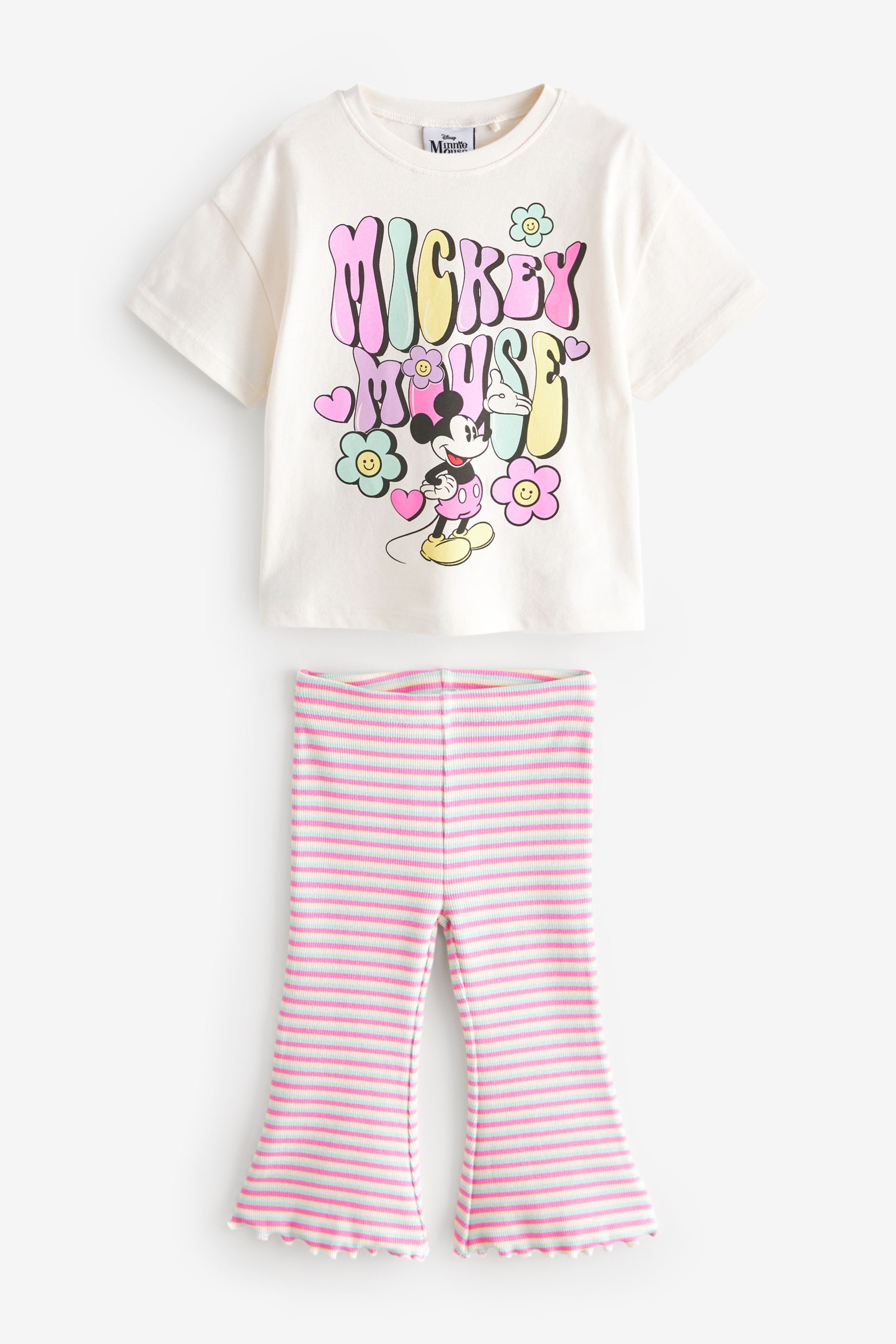 Shirt & Leggings Disney Minnie Mouse T-Shirt + Leggings mit Schlag