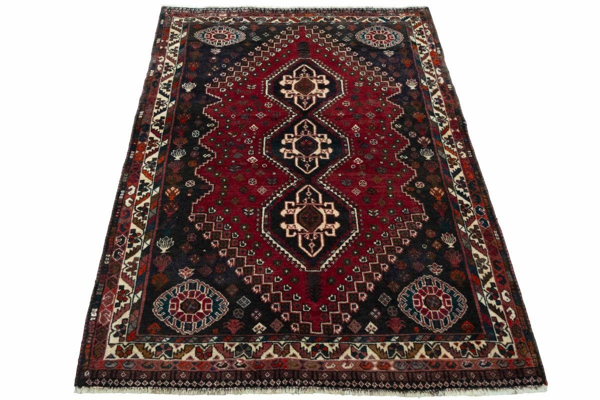 Orientteppich Shiraz Perserteppich, rechteckig, 106x150 Nain Orientteppich mm Höhe: 10 / Handgeknüpfter Trading