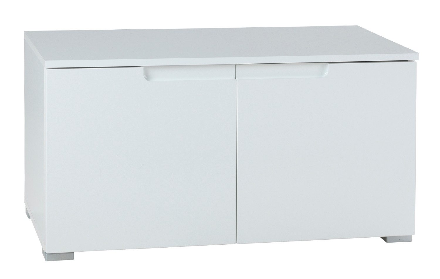Bega Consult Schuhbank SPICE, Weiß Hochglanz, Weiß matt, mit 2 Türen, B 80 x H 43 x T 40 cm
