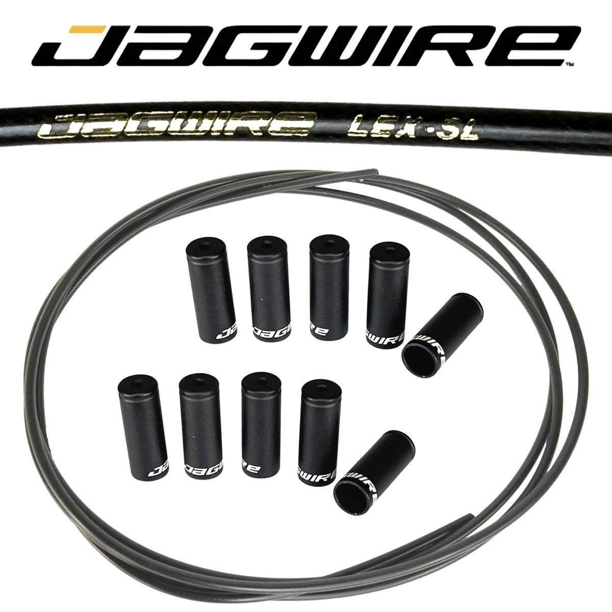 Jagwire Fahrradkurbel Jagwire Schaltzugaußenhülle LEX-SL 2,5m Schwarz