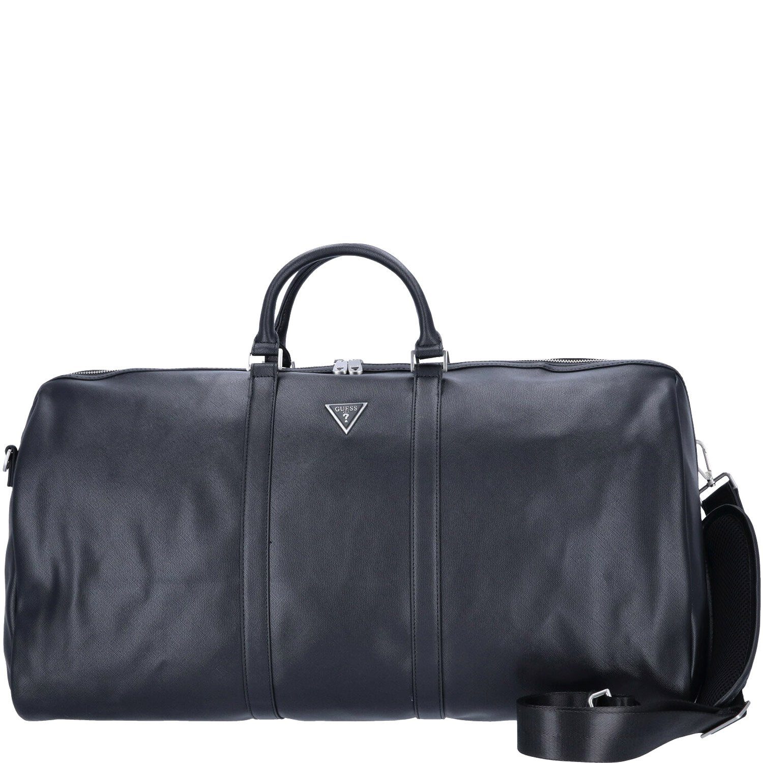Guess Reisetasche GUESS Weekender Certosa Saffiano Black