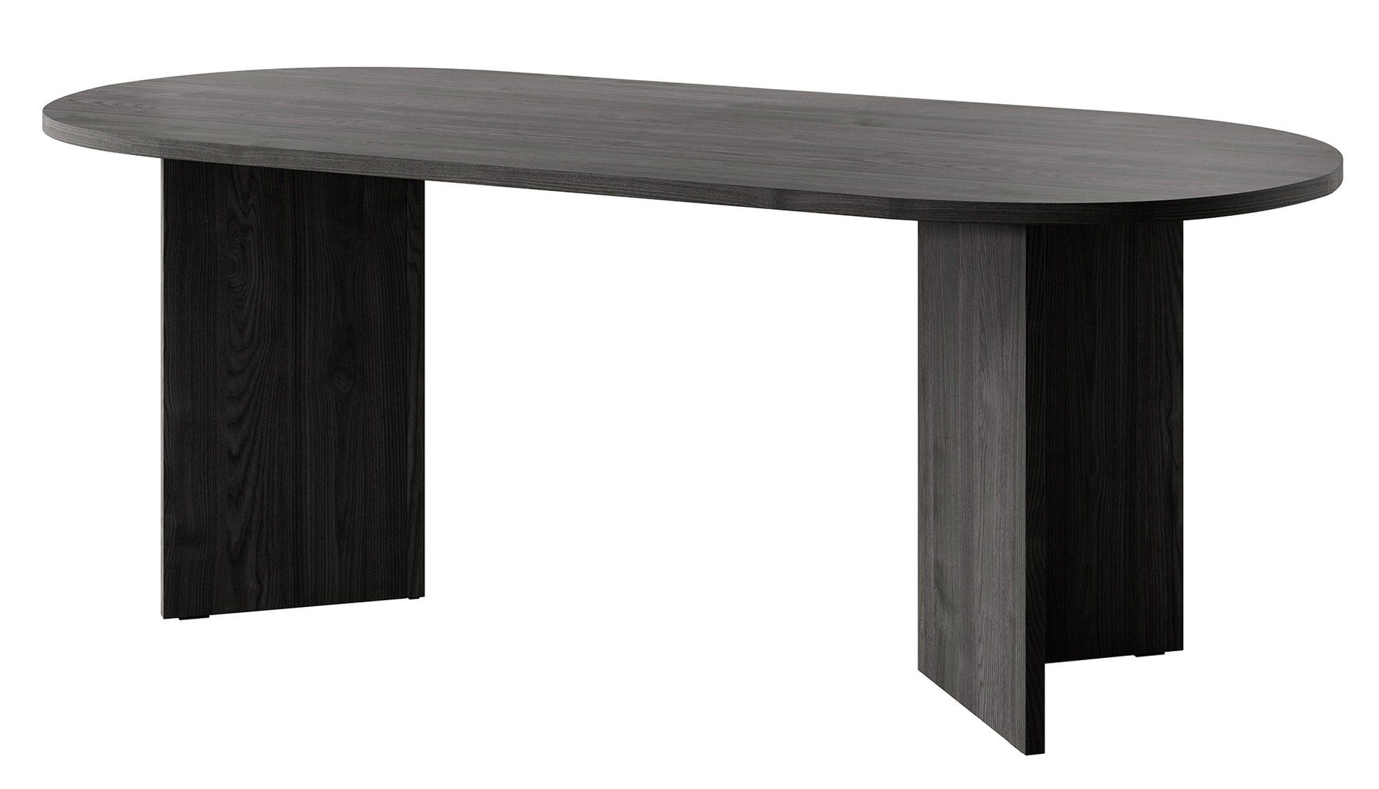 Selsey Esstisch OVO, oval, V-förmige Beine, feste Tischplatte, 204x90x75 cm