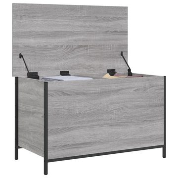 vidaXL Sitzbank Sitzbank mit Stauraum Grau Sonoma 80x42,5x50 cm Holzwerkstoff
