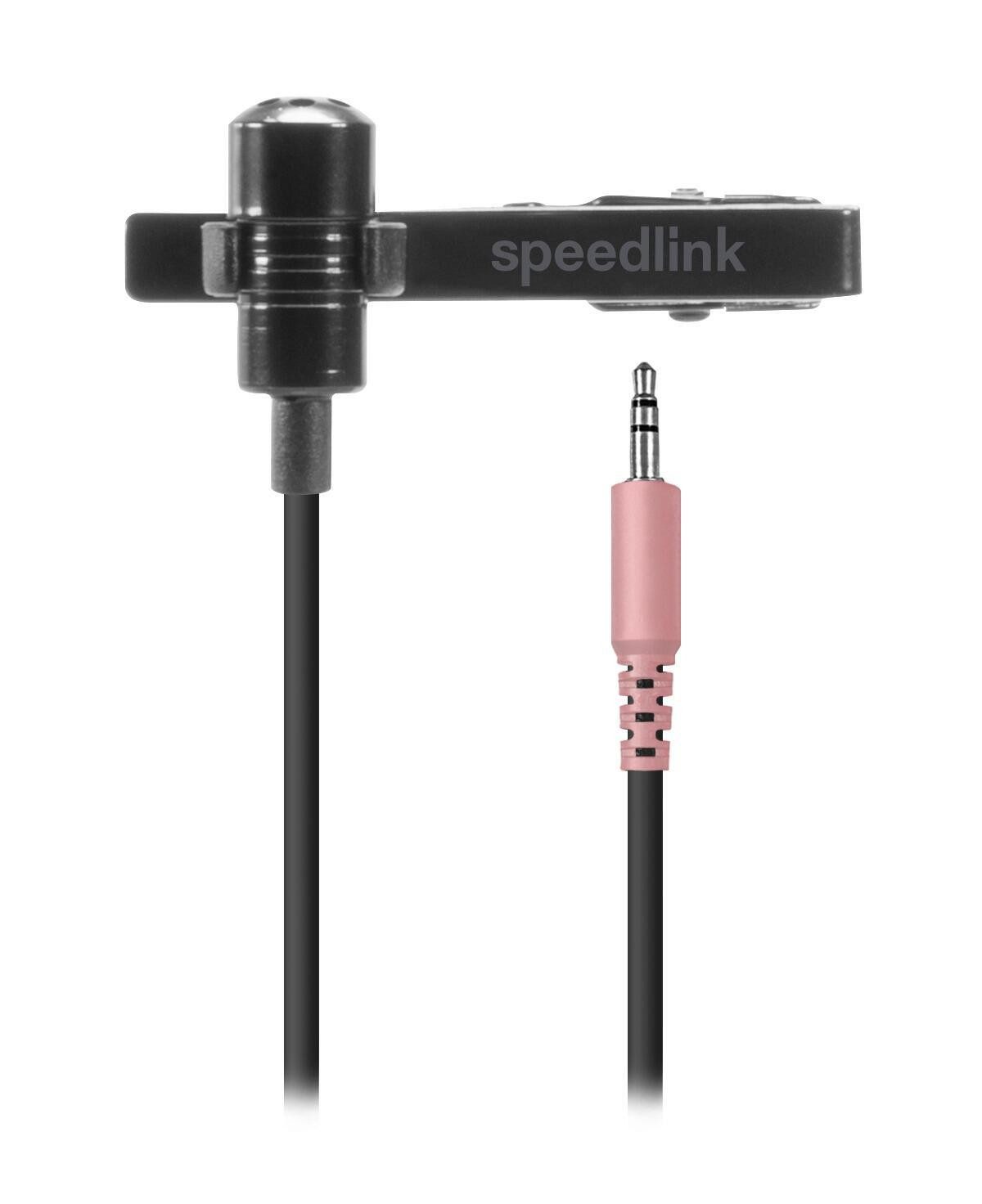 Speedlink SPES Clip-On Mikrofon, schwarz Headset