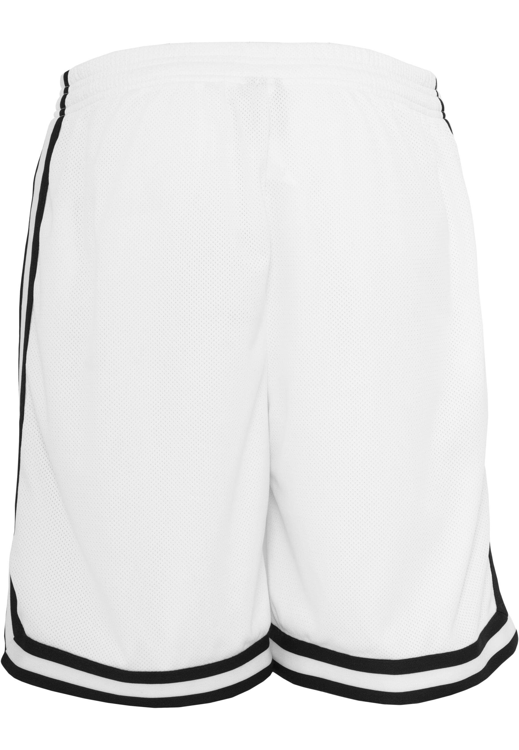 Stoffhose Shorts Stripes white/black/white URBAN Mesh (1-tlg) CLASSICS Herren