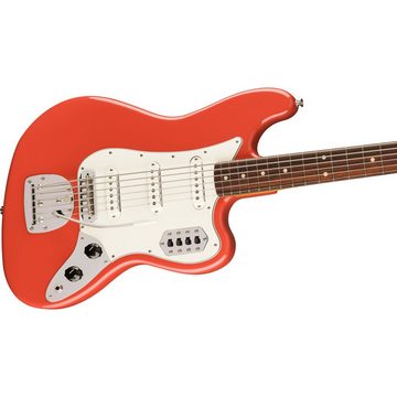 Fender E-Bass, Vintera II '60s Bass VI RW Fiesta Red - E-Bass