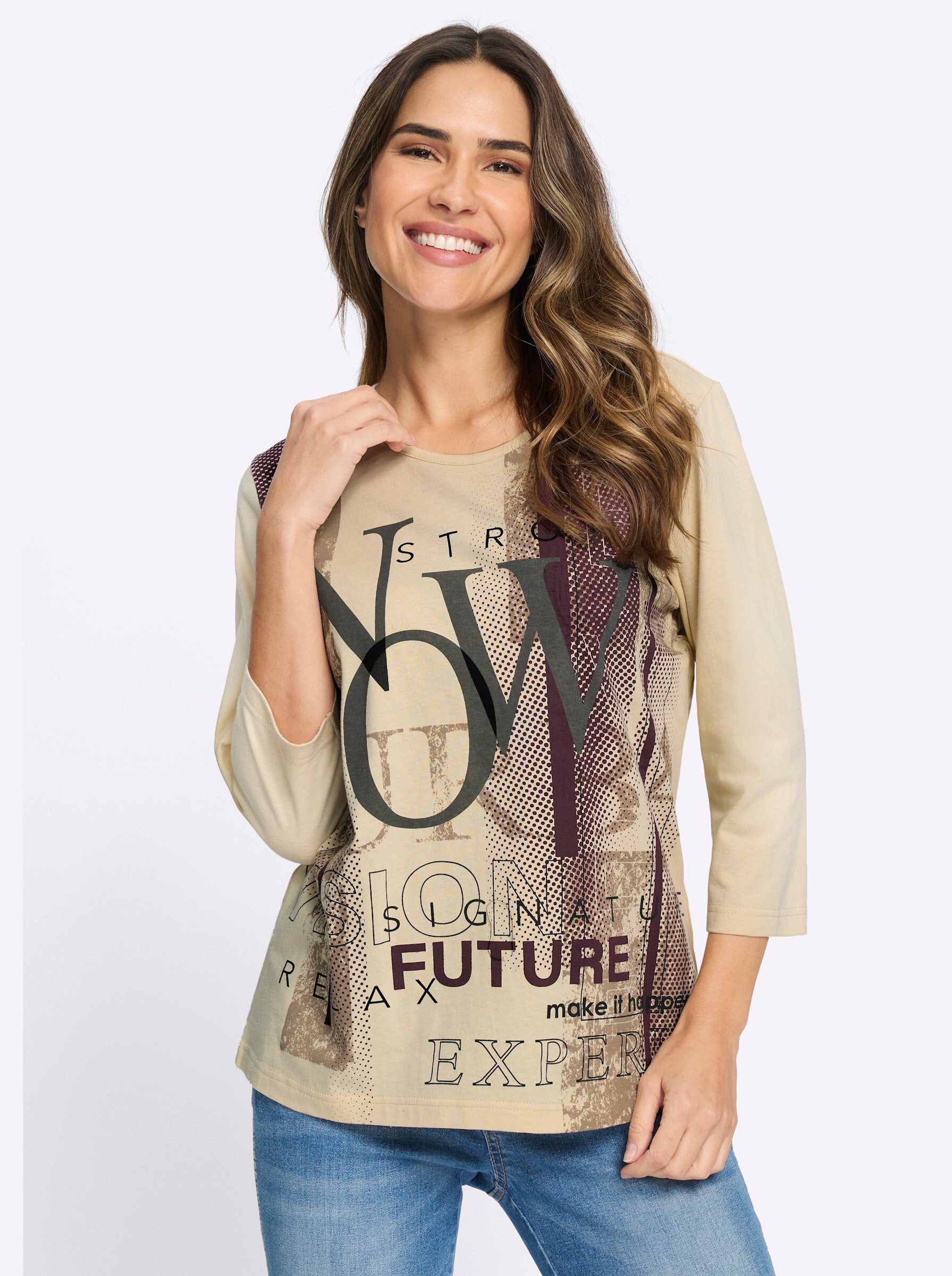 Sieh an! T-Shirt 3/4-Arm-Shirt 3/4-Arm – Bild 2 von 5