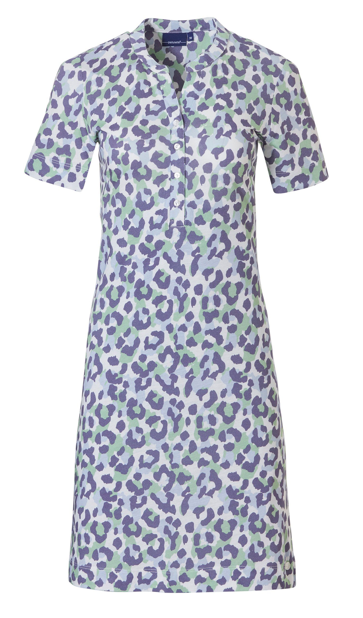 Pastunette Nachthemd Damen Nachthemd mit Knopfleiste (2-tlg) auch in großen Größen