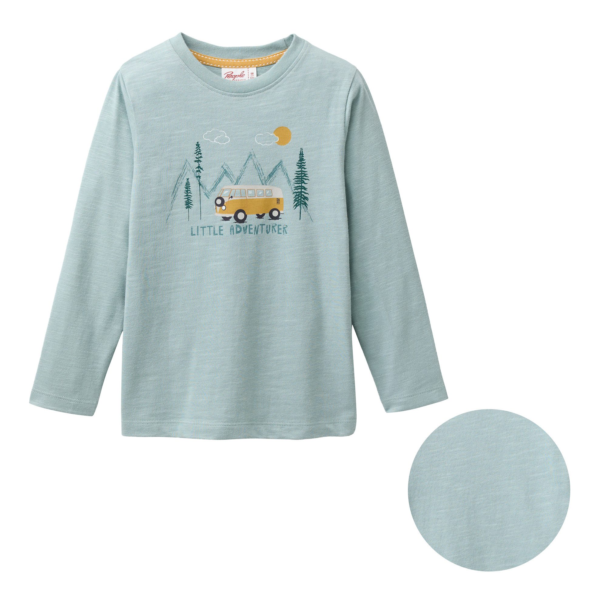 People Wear Organic Langarmshirt mit Motiv günstig online kaufen
