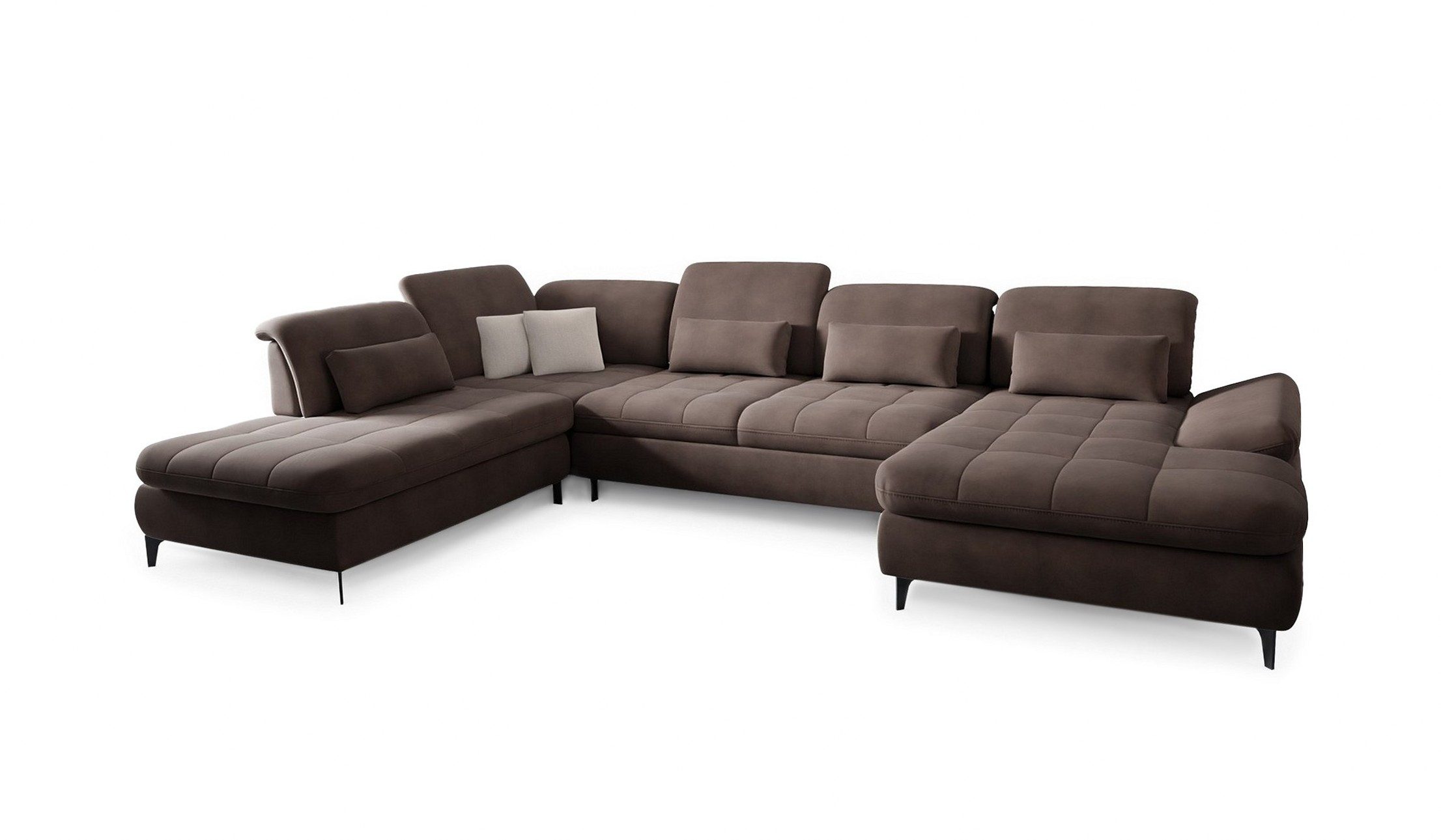 Hygger Möbelhaus Wohnlandschaft Nola U-Form XXL günstig online kaufen