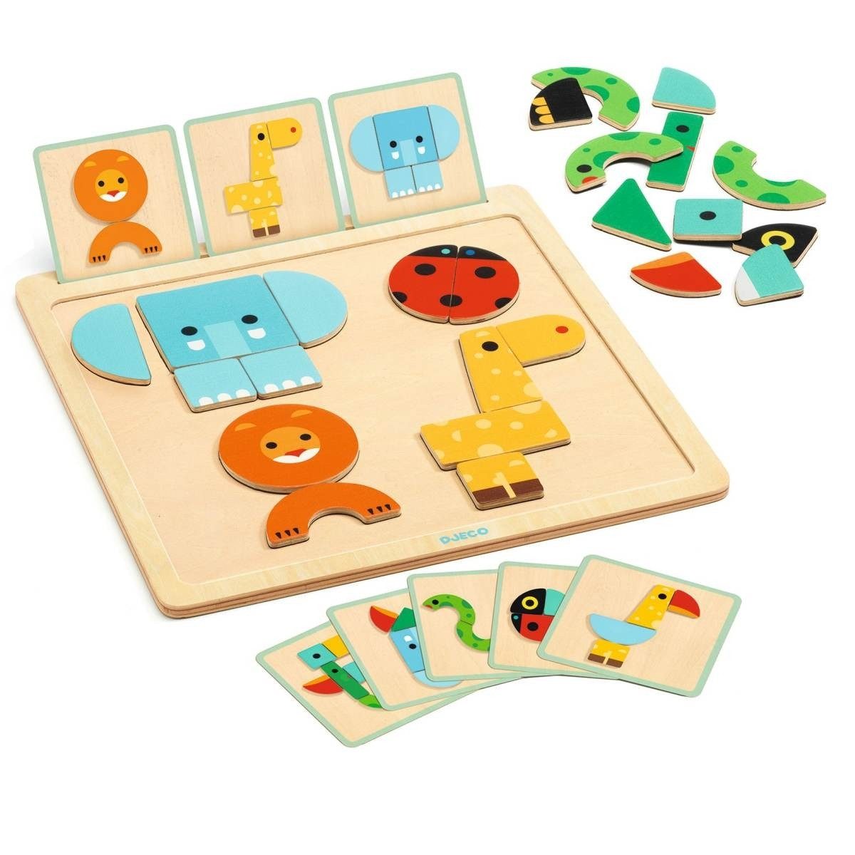 Lernspielzeug Magnet-Legespiel GeoBasic Magnetspiel für Kinder mit Lernwert