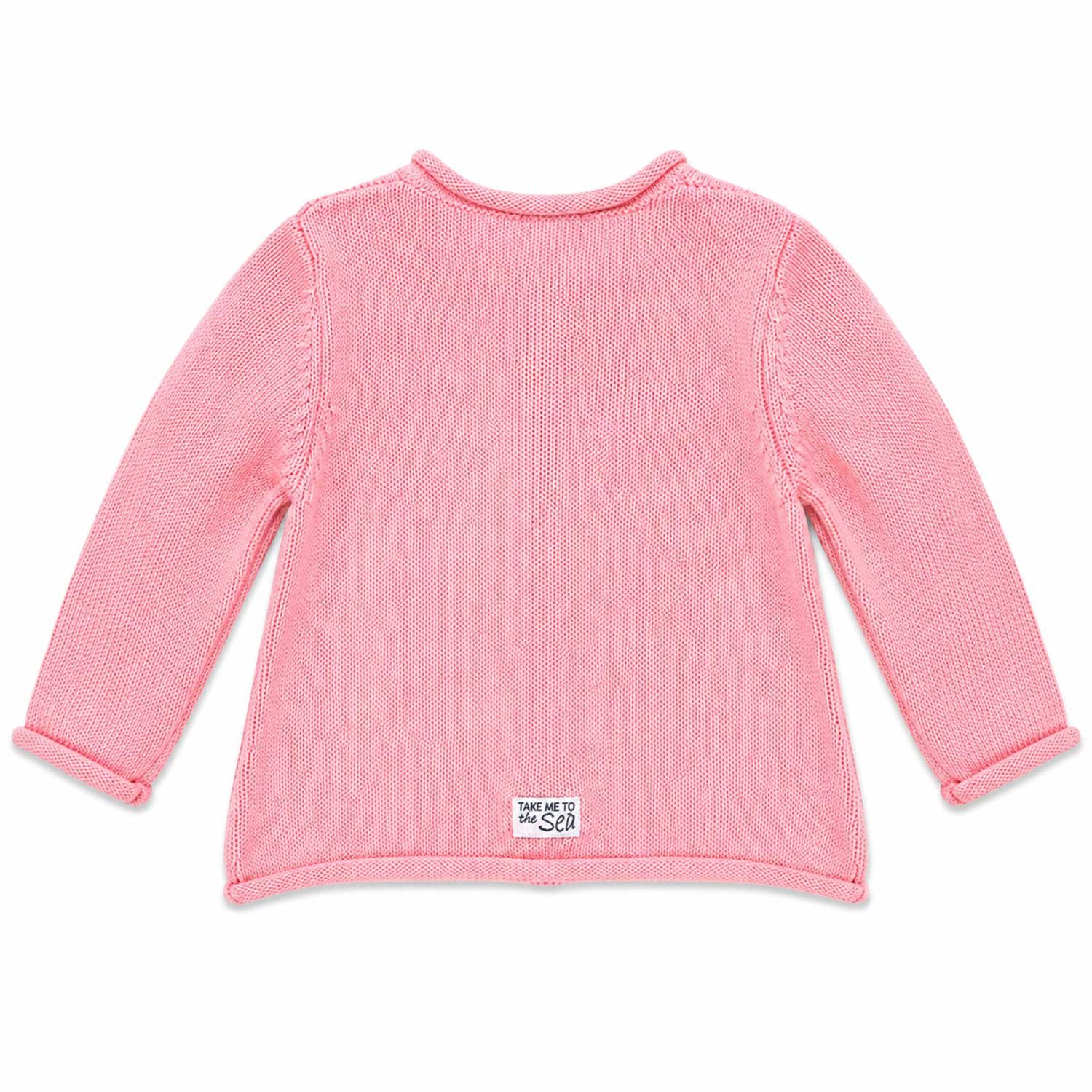 BONDI Strickjacke Baby Mädchen 'Marine Life' 86693, Candy Rosa