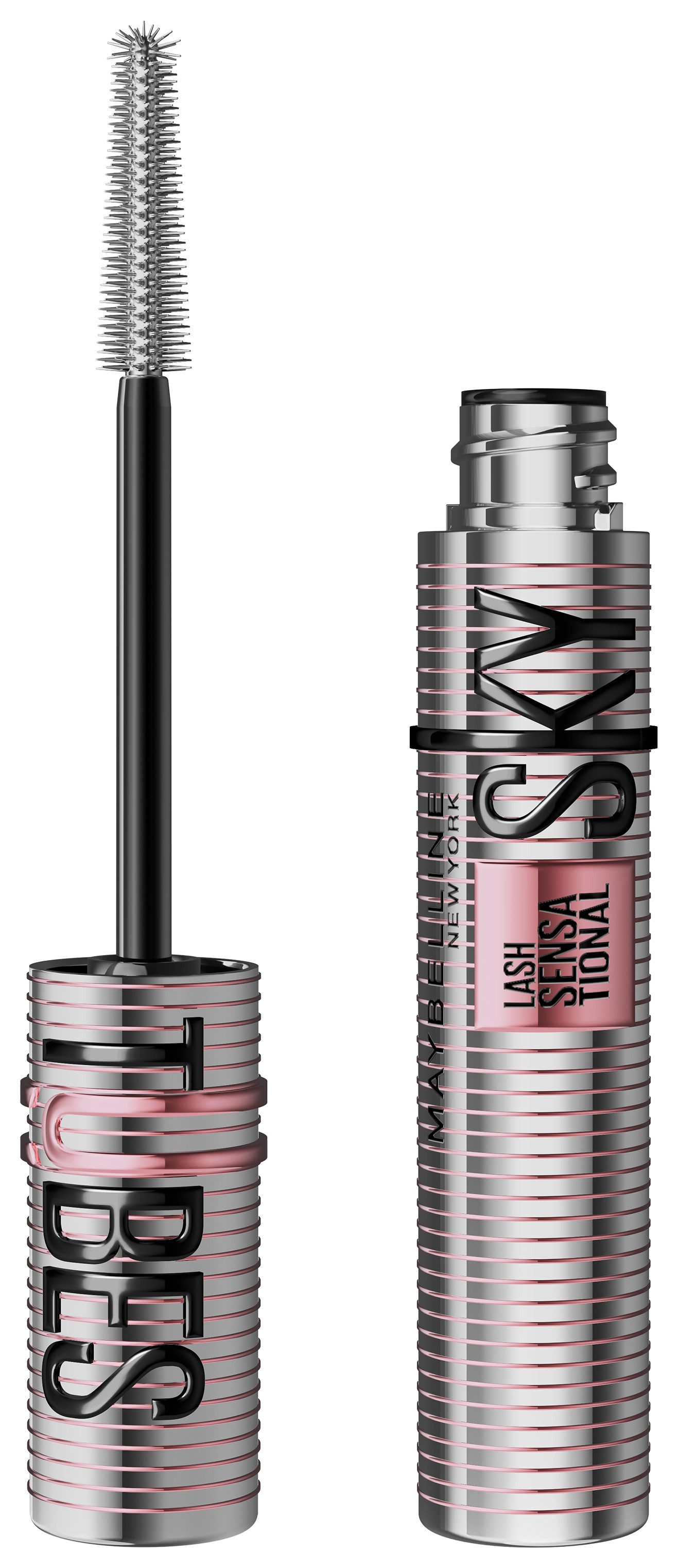 MAYBELLINE NEW YORK Mascara LASH SENSATIONAL SKY TUBES TUBING MASCARA, Wimper für Wimper ultimative Länge
