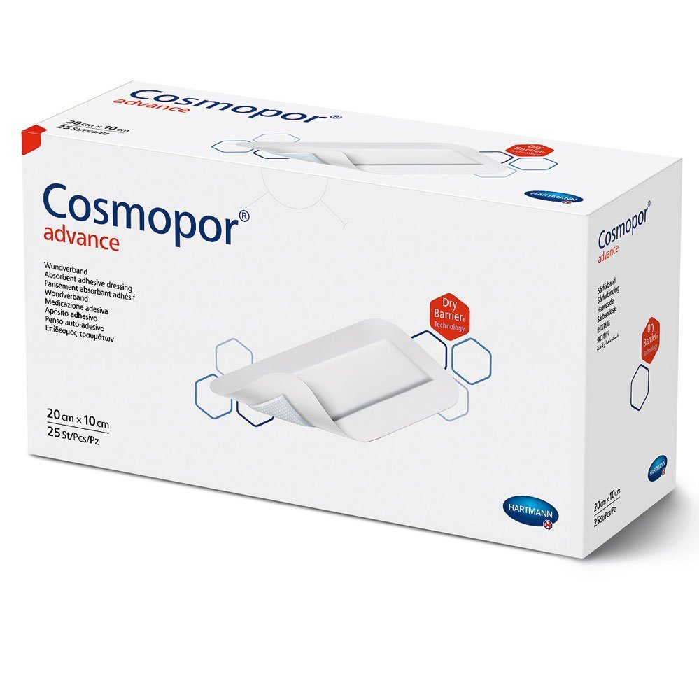PAUL HARTMANN AG Wundpflaster Hartmann Cosmopor® Advance Wundverband 20x10 cm (1
