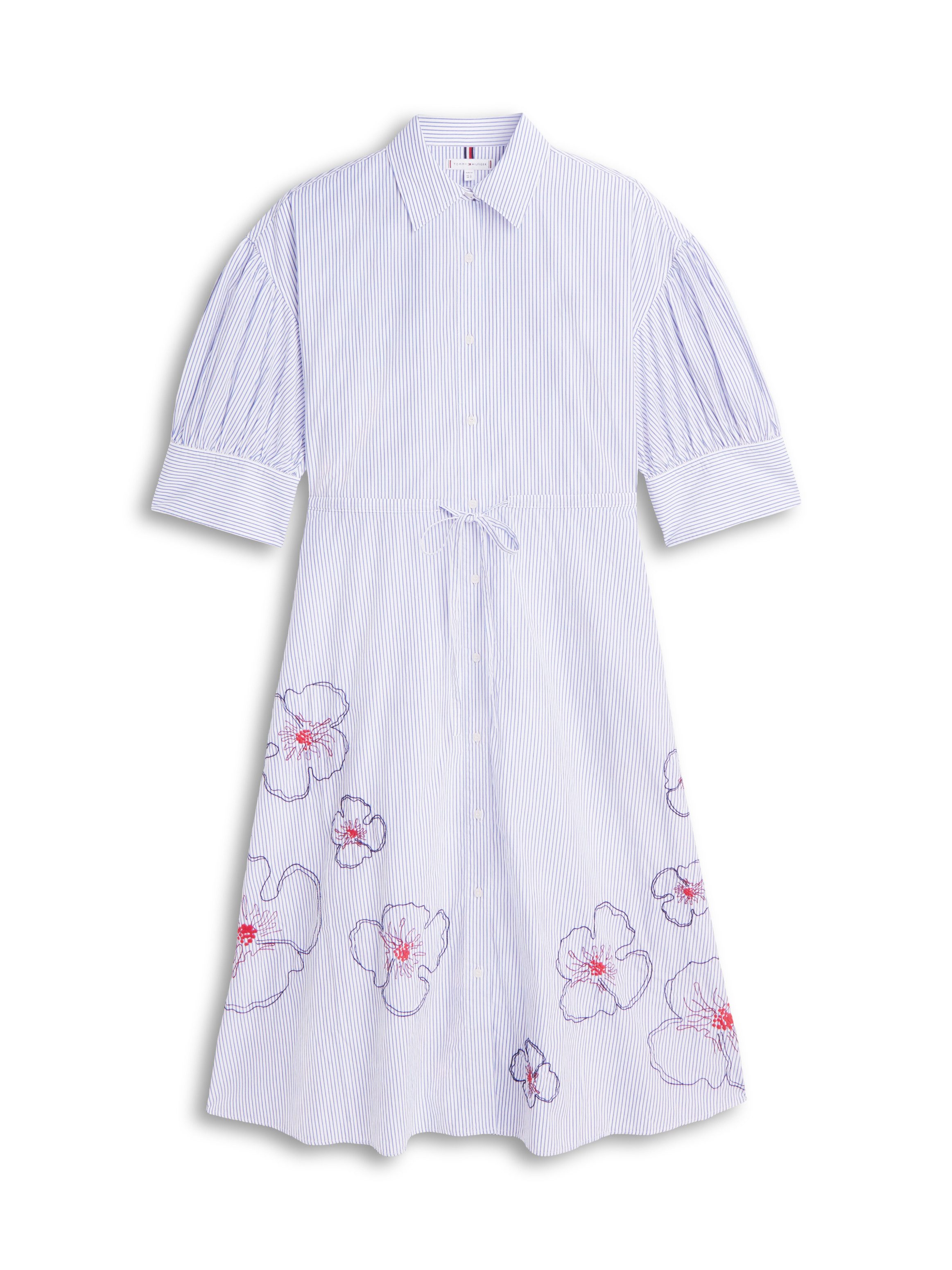 Hemdblusenkleid EMBROIDERED POPLIN SHIRT DRESS