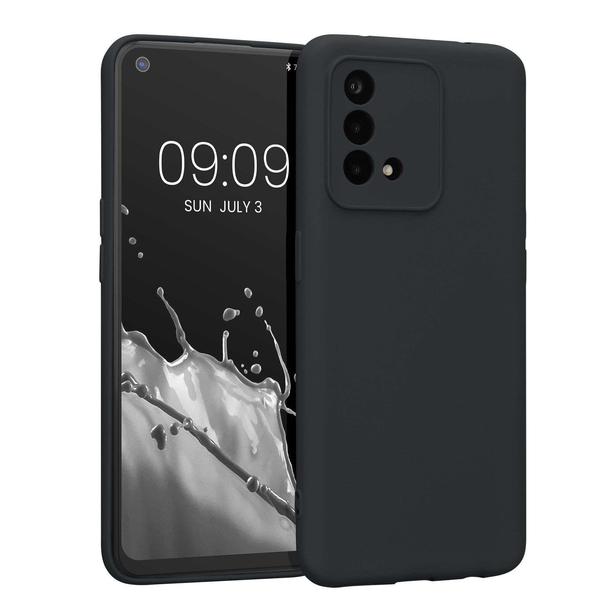 kwmobile Handyhülle Slim Case für Oppo A74, Hülle Silikon Handy - Handyhülle gummiert