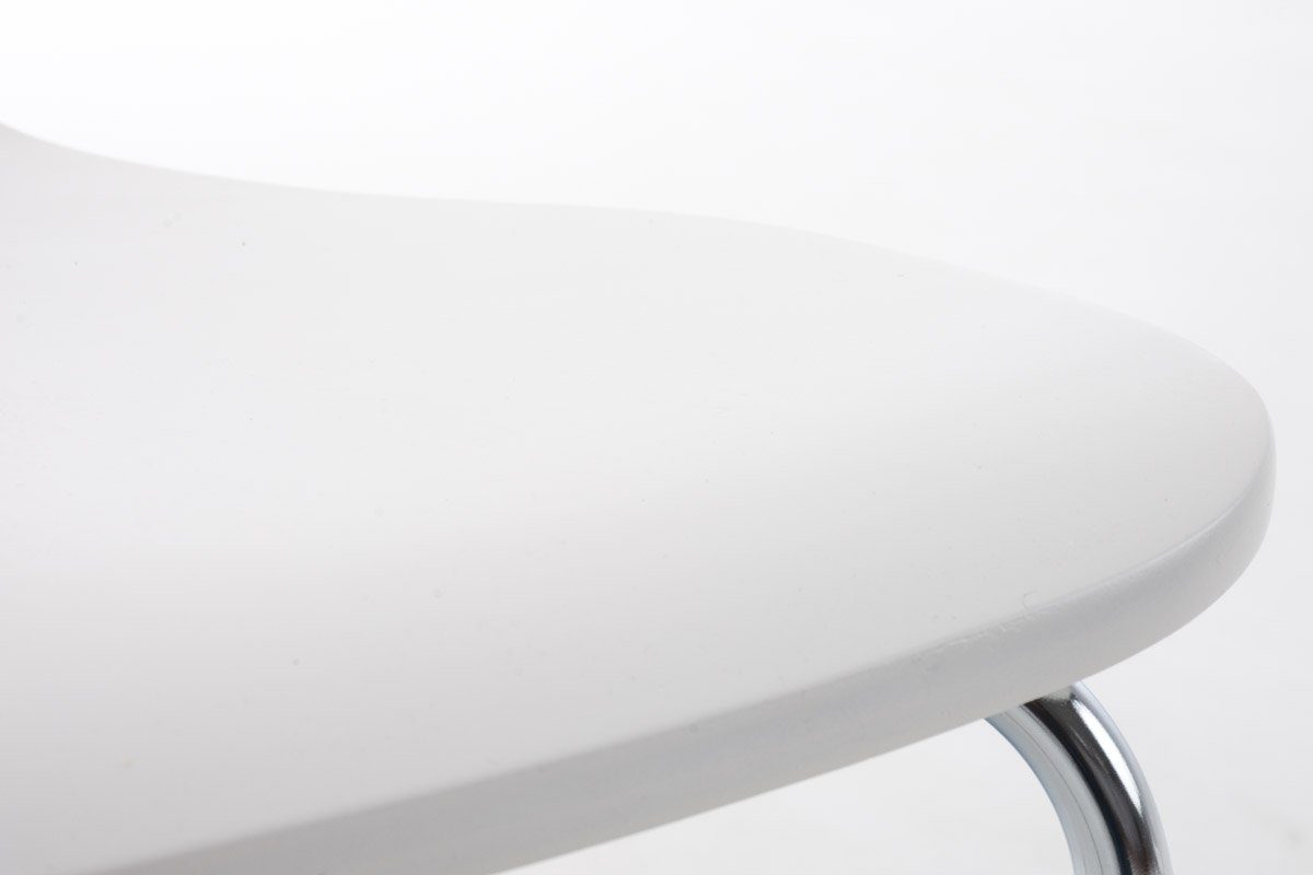 CLP Besucherstuhl Aaron (2er Set, 2 St), ergonomisch geformter Holzsitz