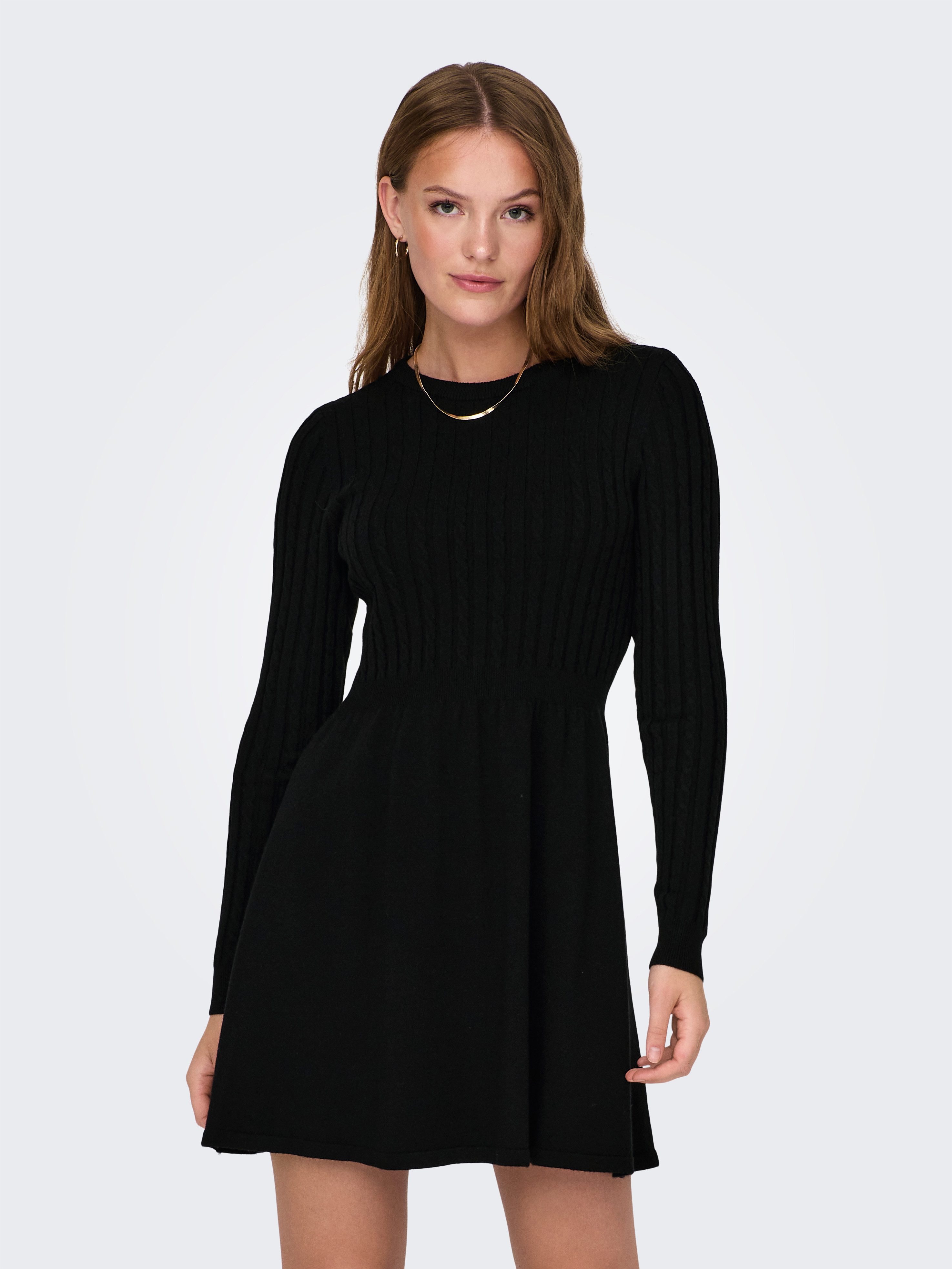ONLY Strickkleid ONLFIA LS CABLE DRESS günstig online kaufen