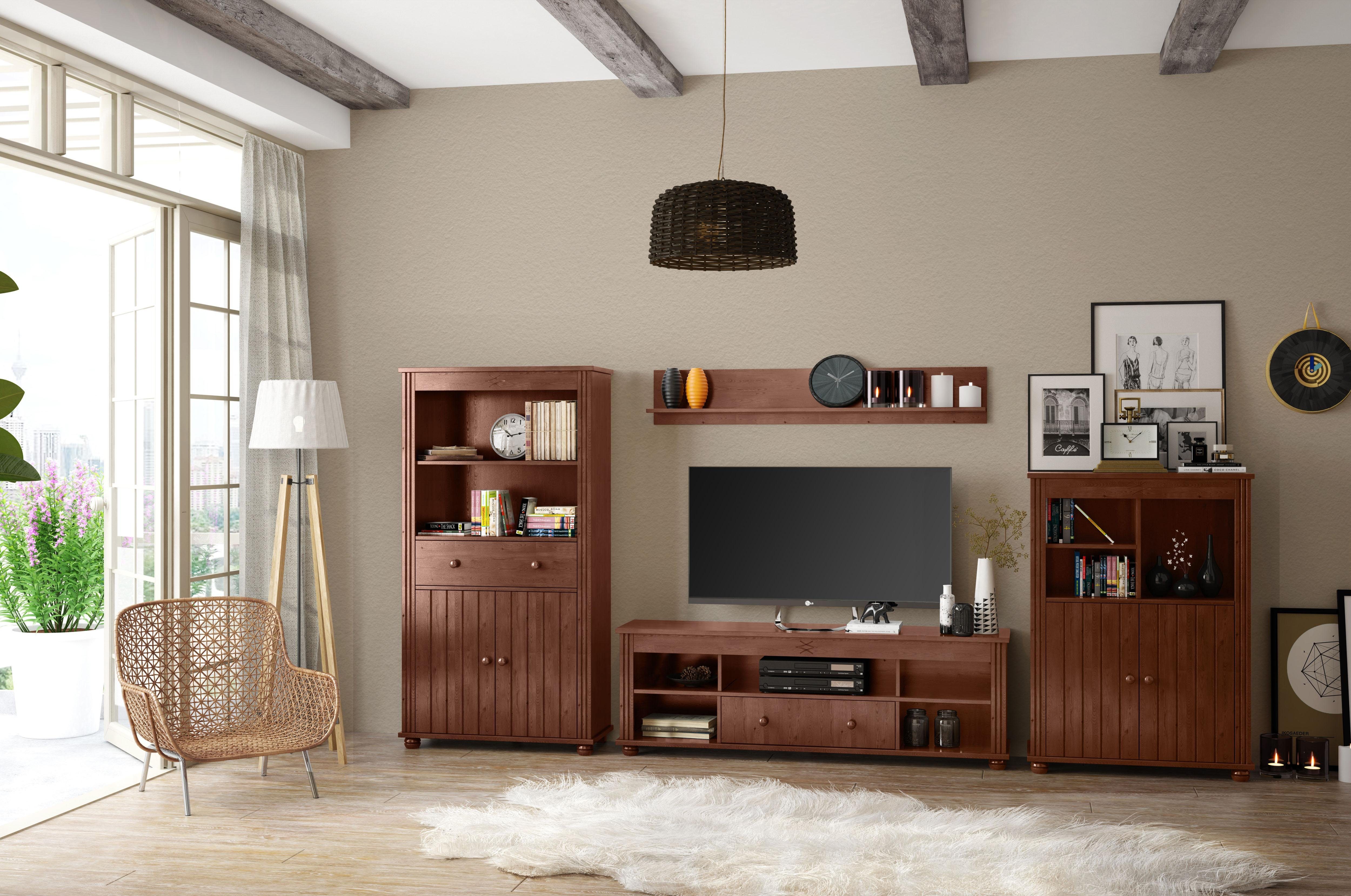 Home affaire Lowboard »Miranda«, aus massivem Kiefernholz ...