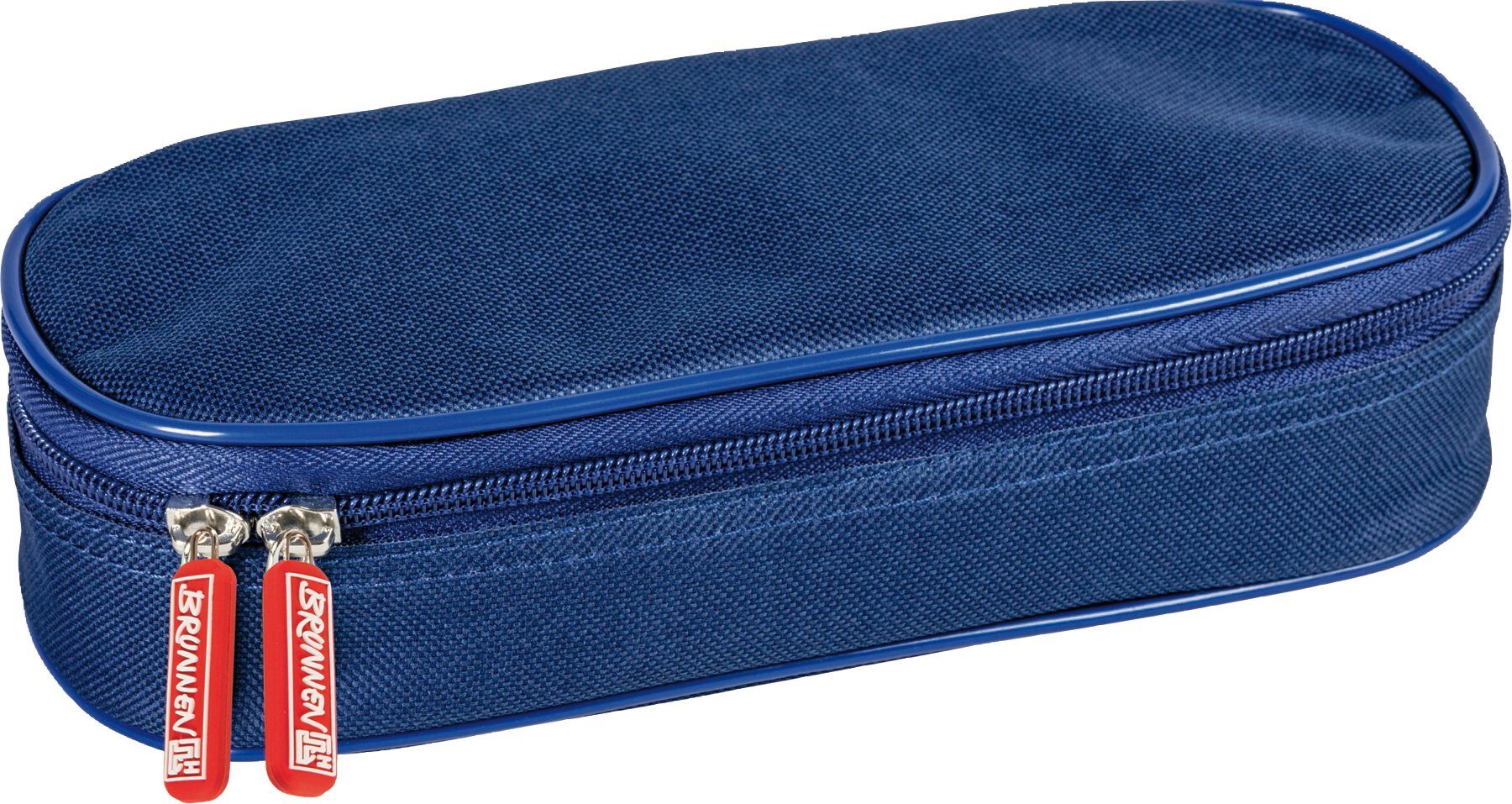 blau BRUNNEN Combi-Etui Klemmen Uni