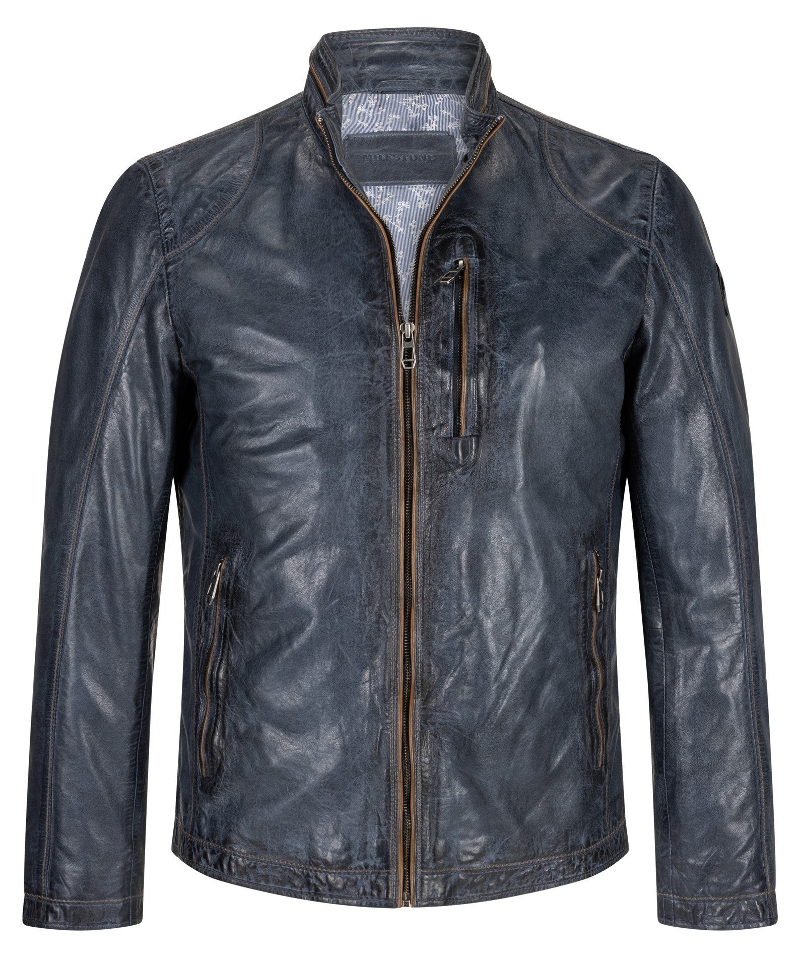 Milestone Lederjacke MS-Edward Herrenjacke aus softem günstig online kaufen