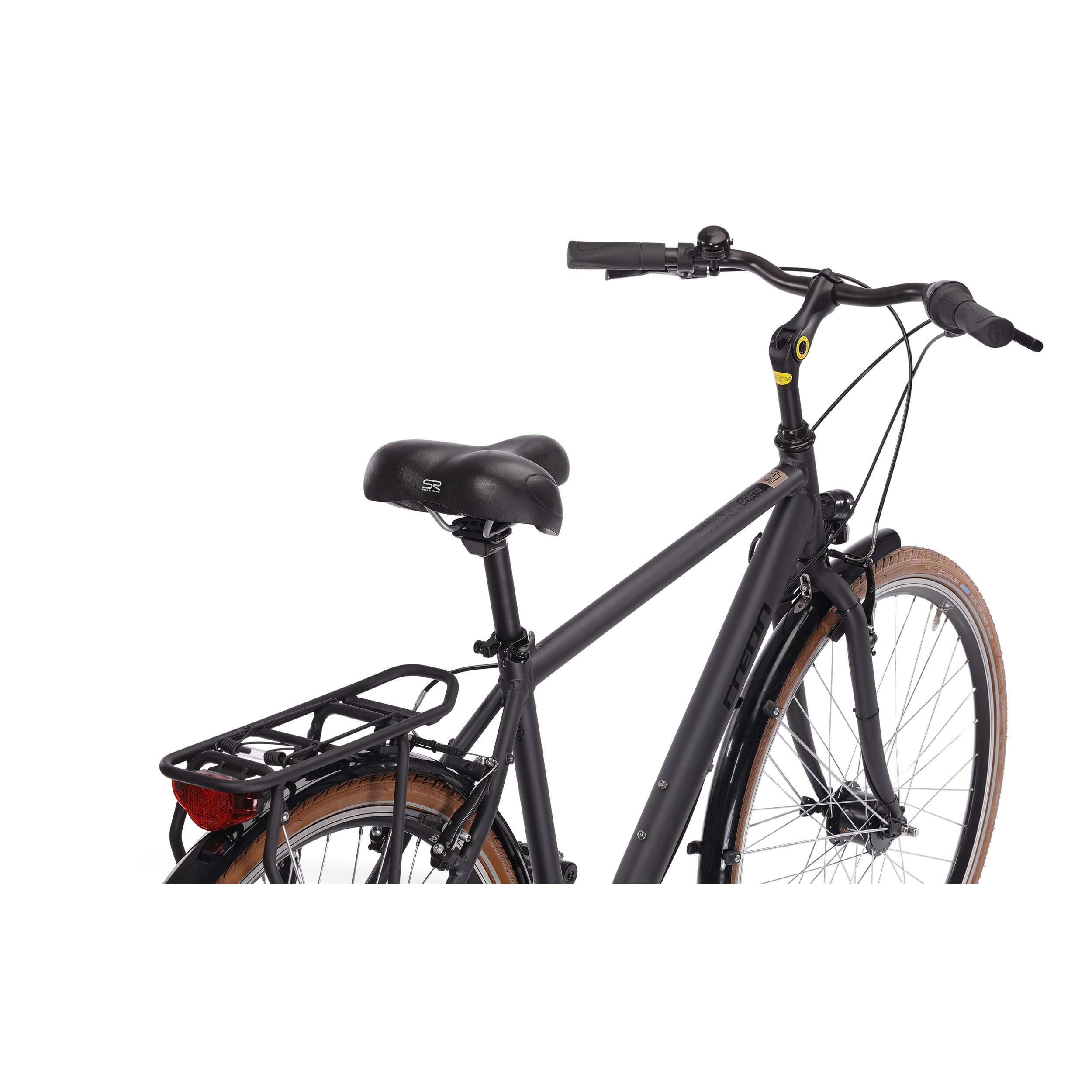 Airtracks Cityrad 28 Zoll Herren City Fahrrad CITERRA SL3 Trekking Bike, 7 Gang Shimano NEXUS Schaltwerk, Nabenschaltung, (Shimano Nexus 7), Schwarz - Rahmenhöhen 48cm, 52cm, 56cm und 60cm - Modell 2026