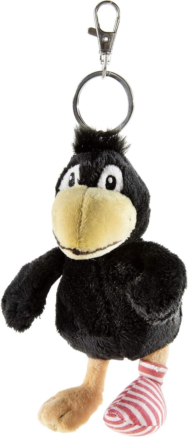 Schlüsselanhänger Anhänger Rabe Socke 15 cm neu