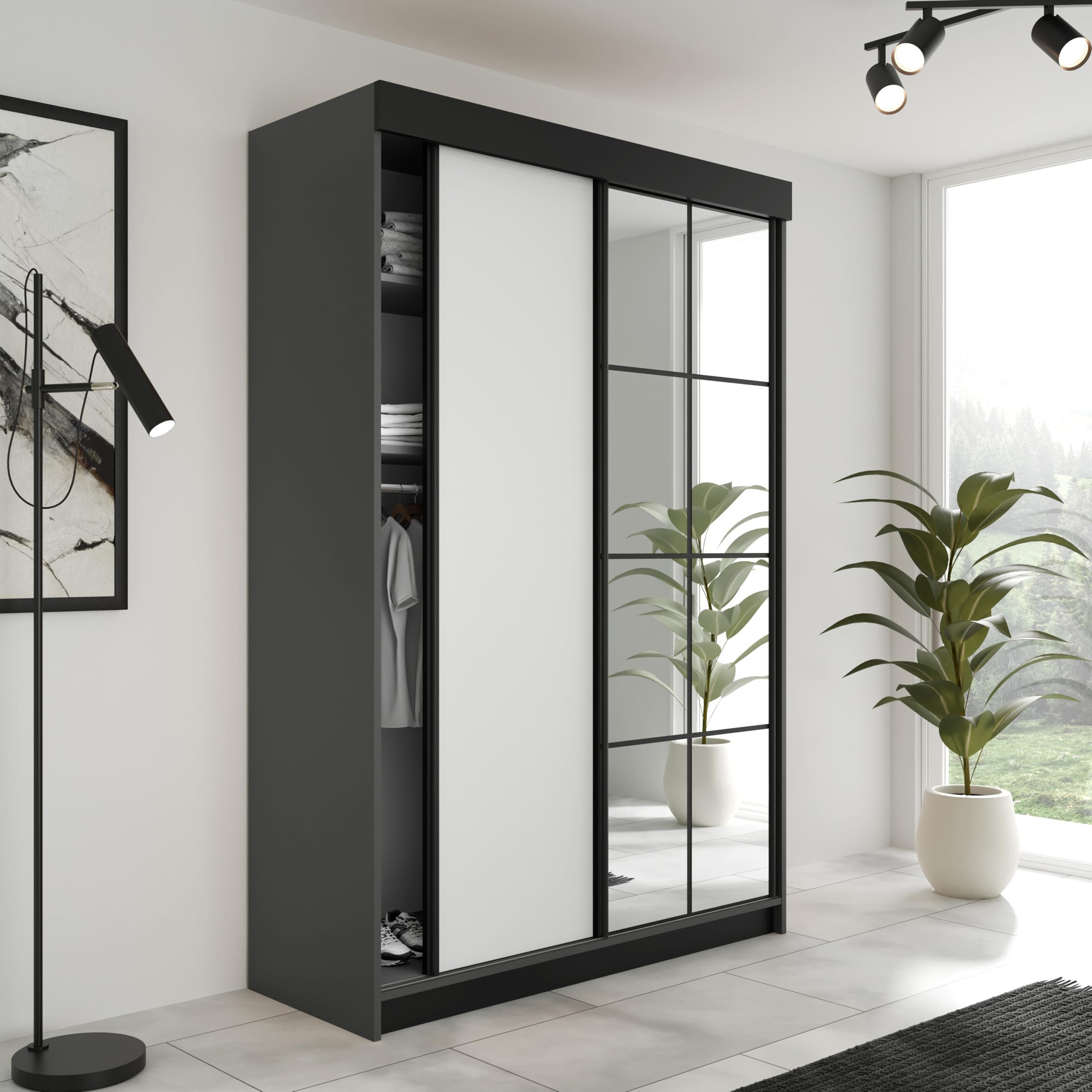 KIER FURNITURE Schiebetürenschrank LAMARO 138 x günstig online kaufen