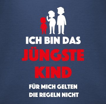 Shirtracer Shirtbody Ich bin das jüngste Kind. Für mich gelten die Regeln nicht Sprüche Baby