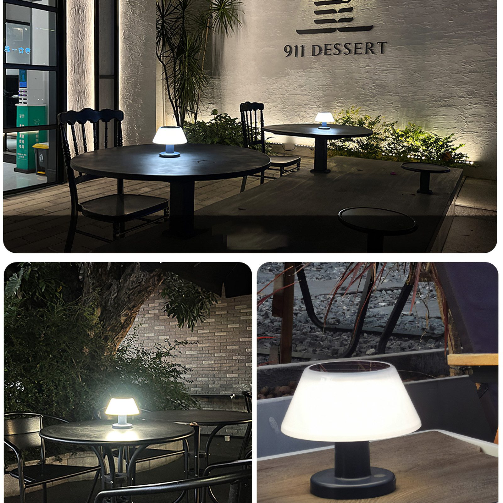 BlingBin LED Solarleuchte LED Solar Tischlampe günstig online kaufen
