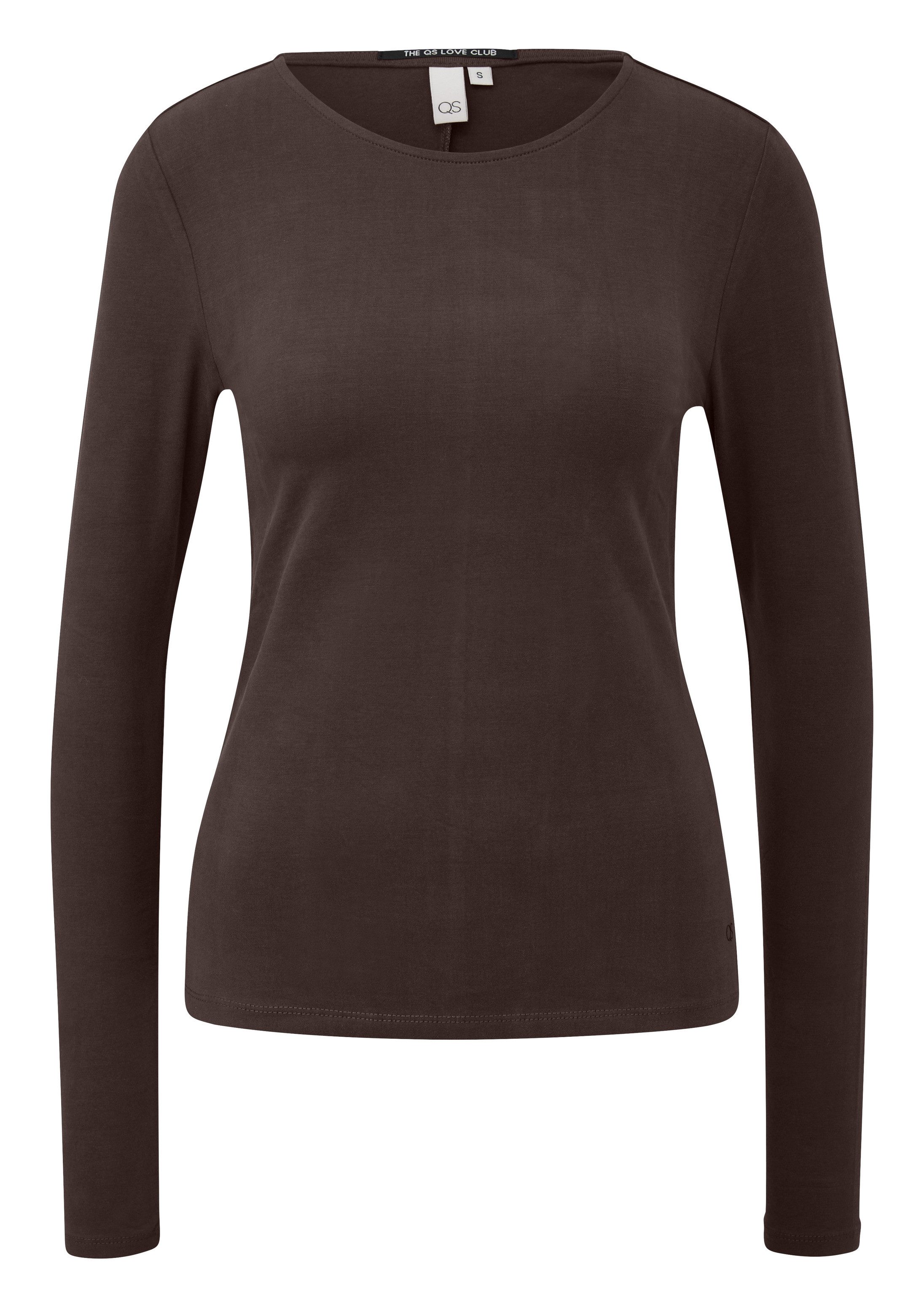 QS Langarmshirt T-Shirt Softes Longsleeve aus Baumwollstretch – Bild 2 von 5