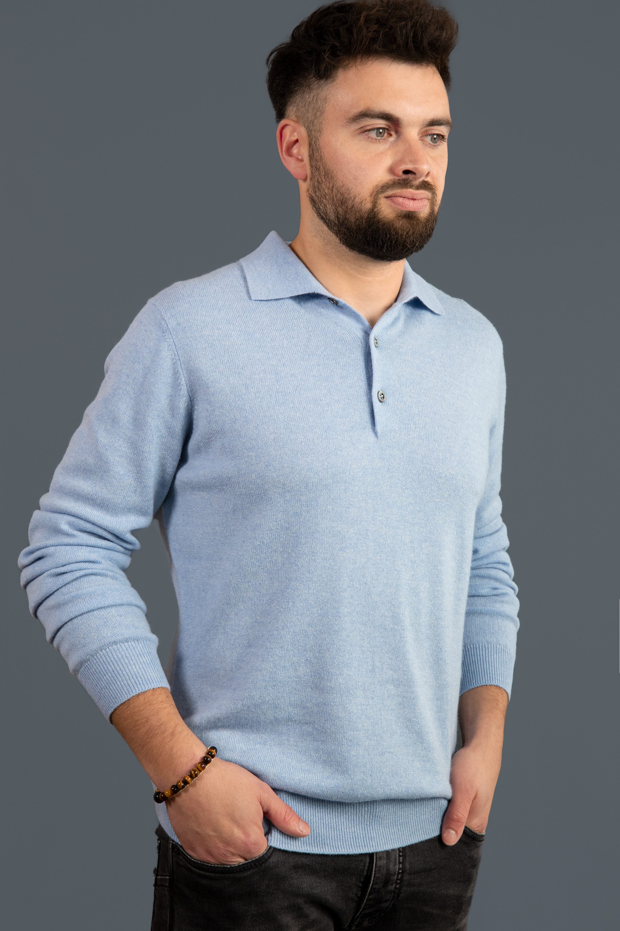 Ariun Kaschmirpullover Polo