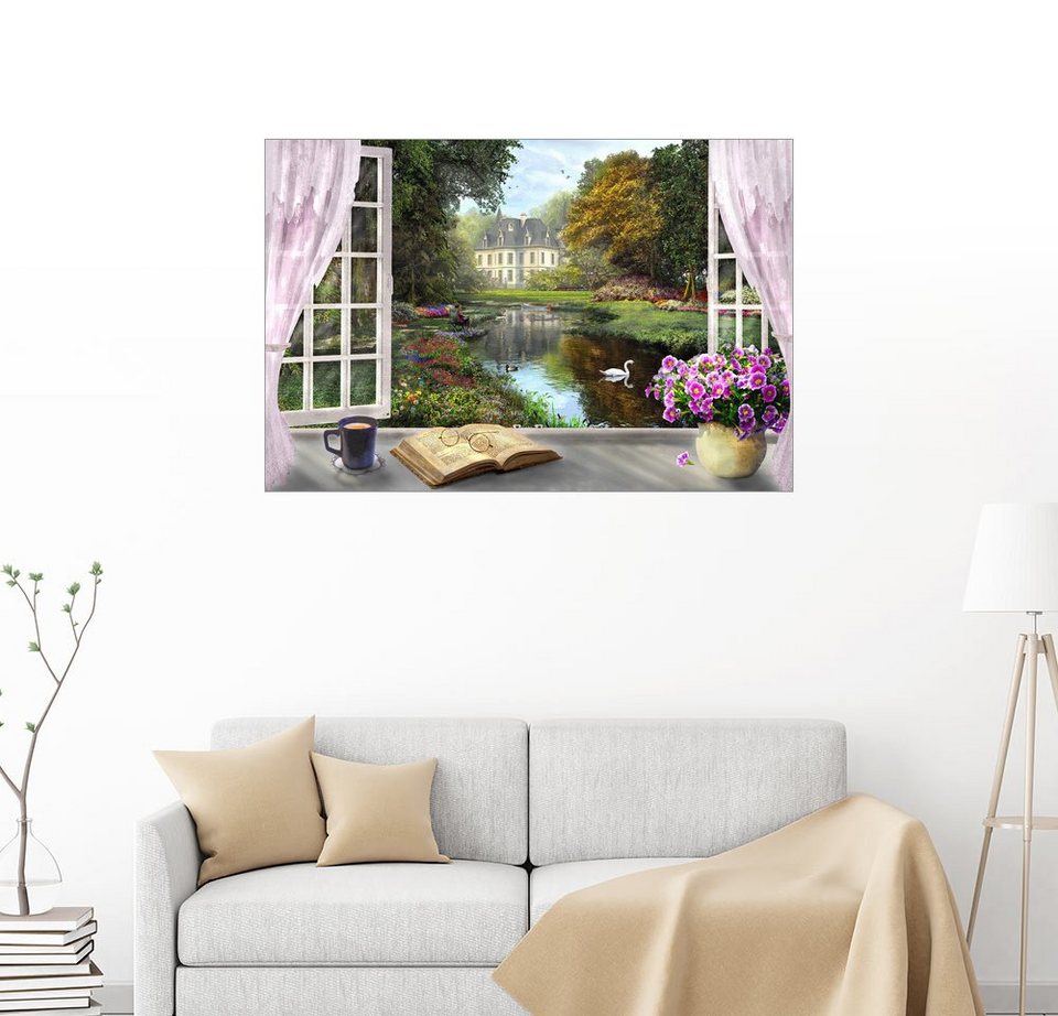 Posterlounge Wandbild Dominic Davison »Fenster mit