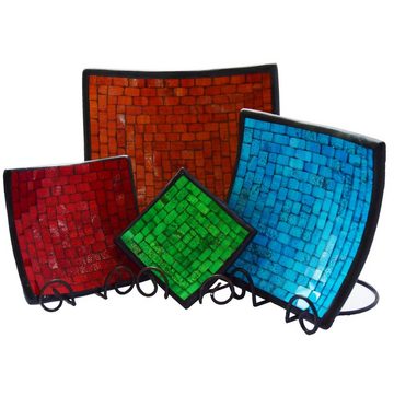 SIMANDRA Dekoschale Mosaik Schale verschieden Größen & Farben (1 Stück)