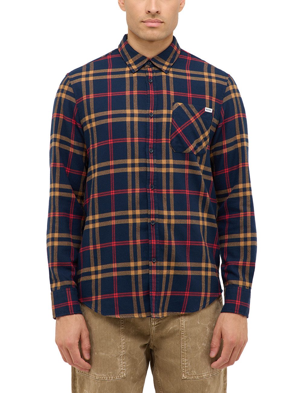 MUSTANG Langarmhemd Herren Style Eastbridge günstig online kaufen