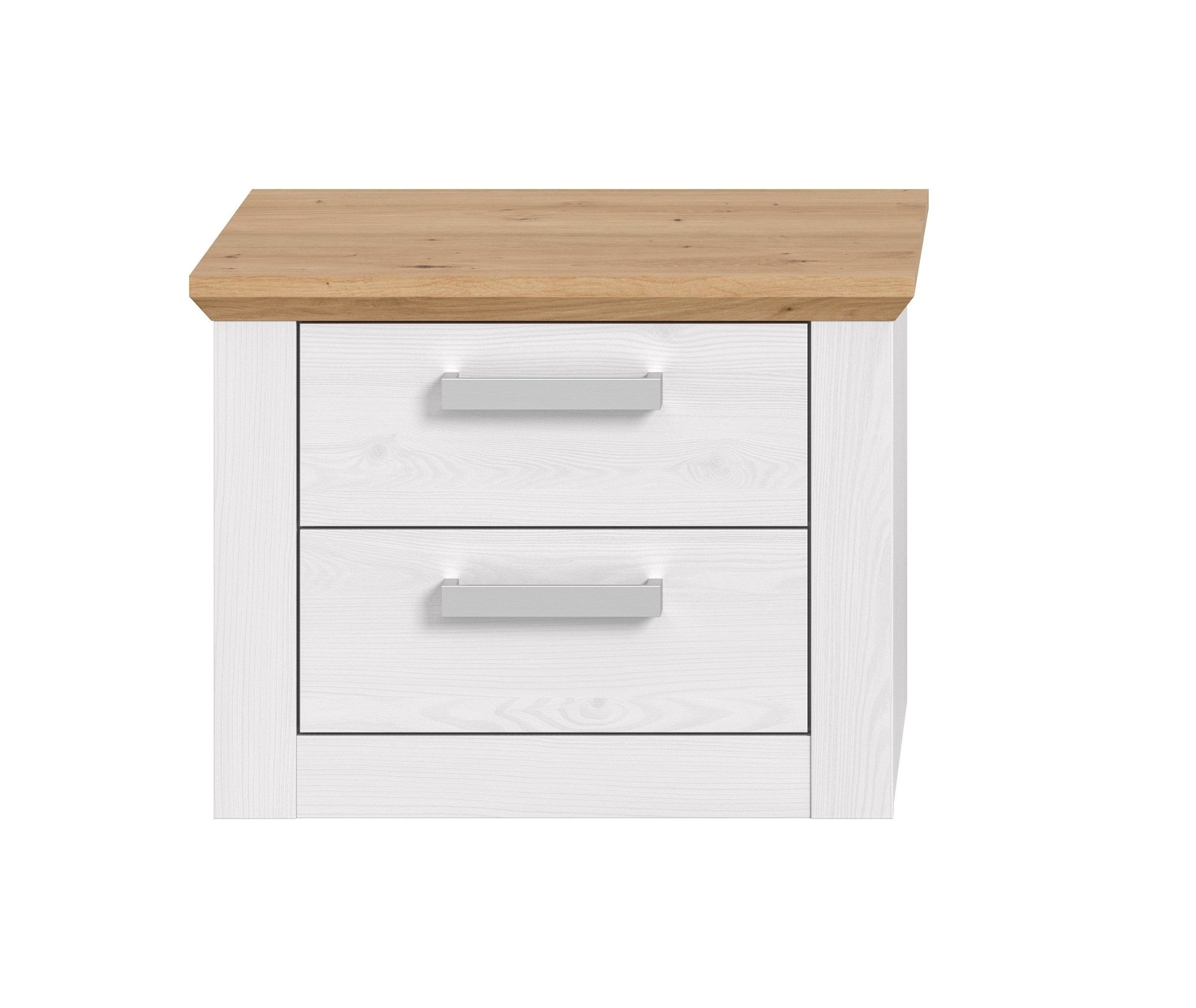 freiraum Nachtkommode Verona, in Sibiu Lärche, Spannplatte/MDF - 56x43x39cm (BxHxT)