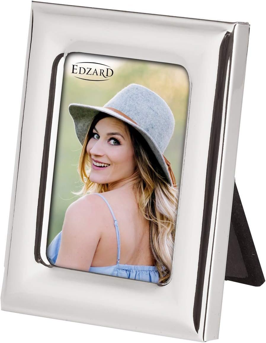 EDZARD Bilderrahmen Adria, für 4x6 cm Foto - edel versilbert und anlaufgesc günstig online kaufen