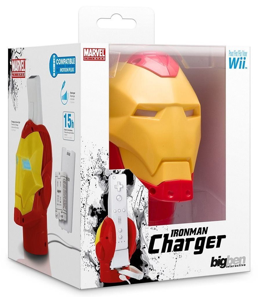 BigBen »BigBen Marvel Iron Man Design Ladegerät + Akku Docking Lader für  Nintendo Wii Controller Wiimote« Wii-Controller (Set, 1 St) online kaufen |  OTTO