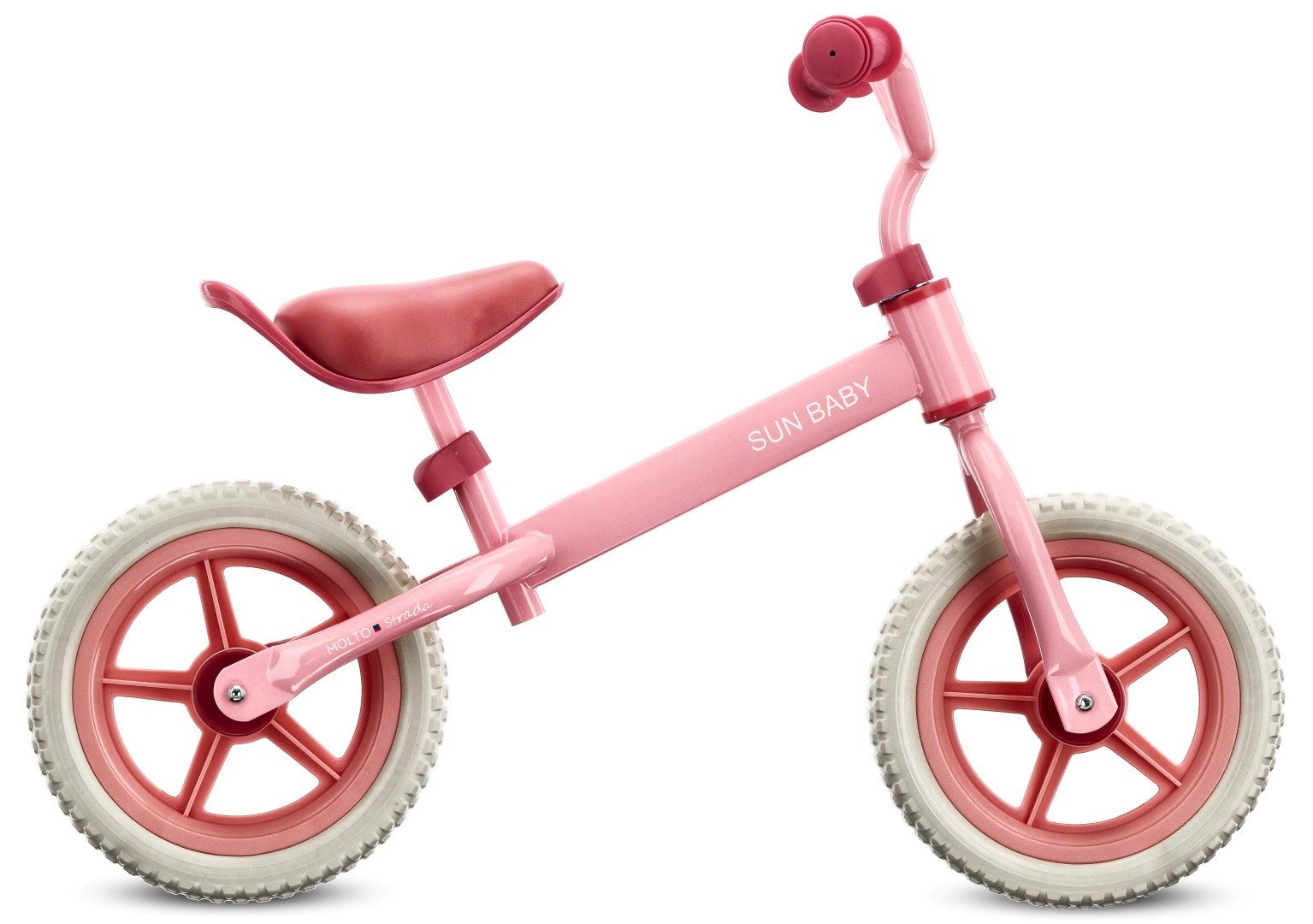 Sun Baby Laufrad SUN BABY Laufrad 12 Zoll 2,5 kg Stahlrahmen Schaumreifen - Pink Candy von Sun Baby