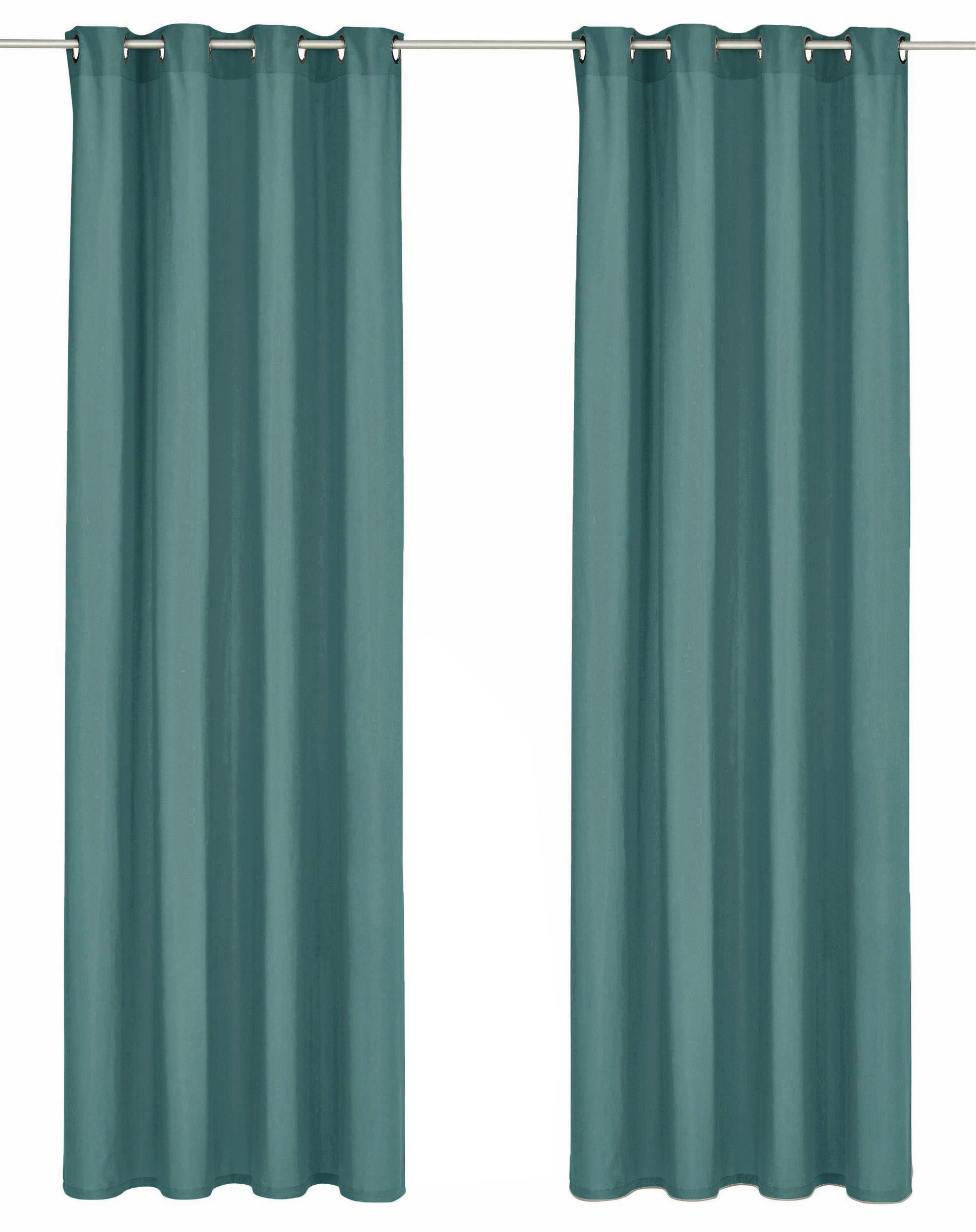 Bruno Banani Vorhang Lagan (2 St), Ösen, blickdicht, Polyester, 2-er Set, g günstig online kaufen