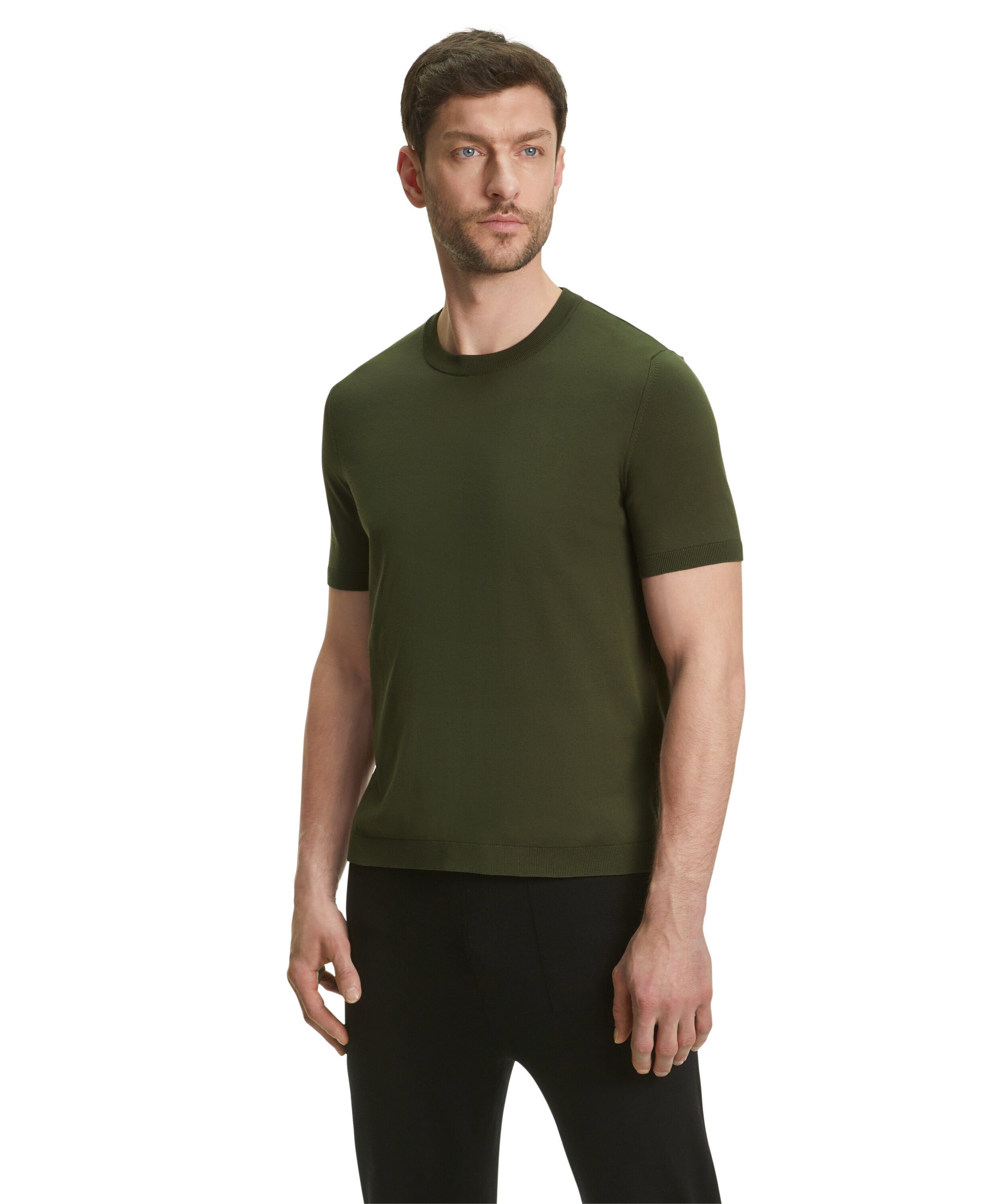 FALKE T-Shirt (1-tlg) aus atmungsaktivem Material herb (7754)