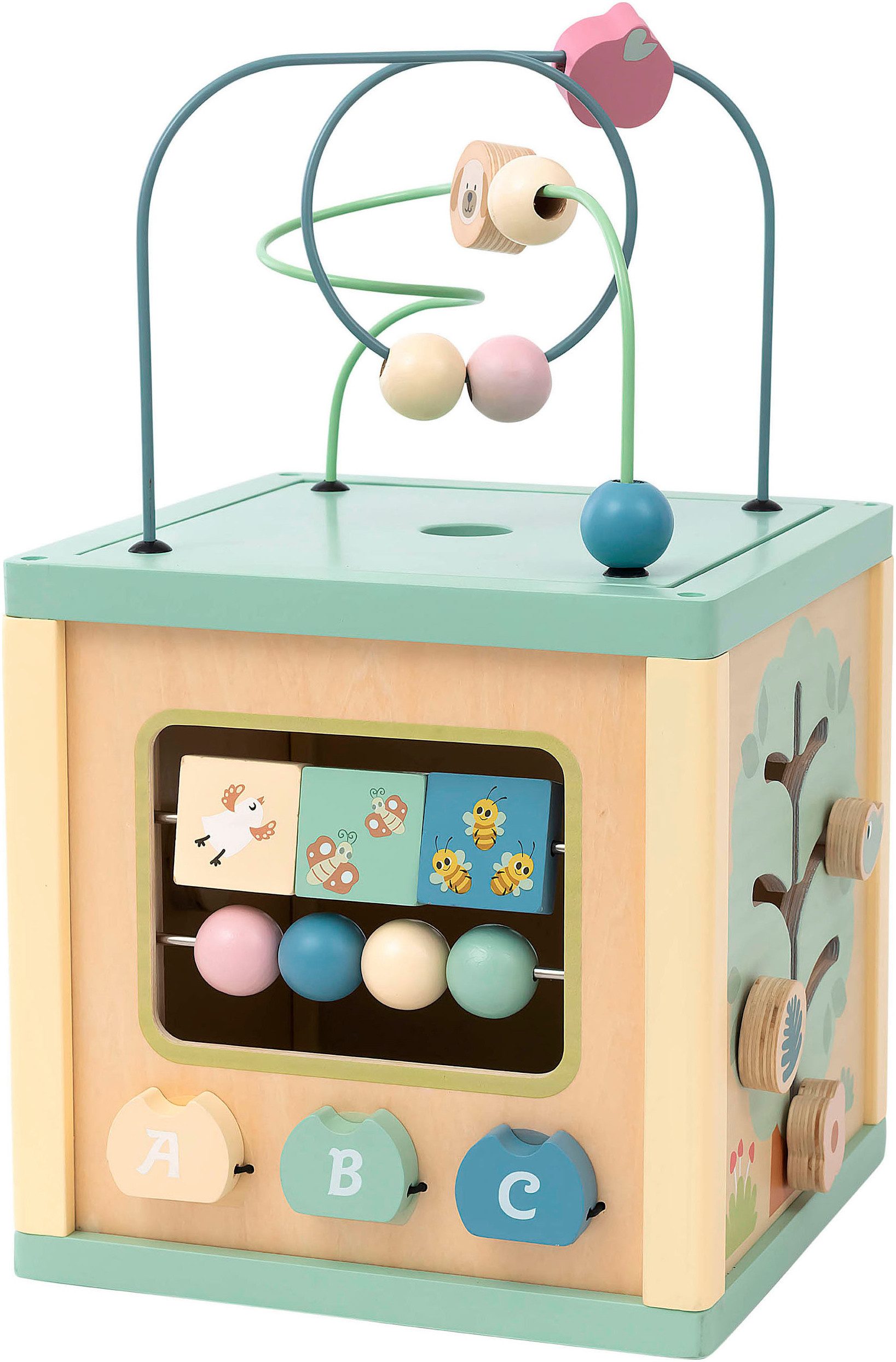 Sterntaler® Motorikwürfel aus Holz, FSC® - schützt Wald